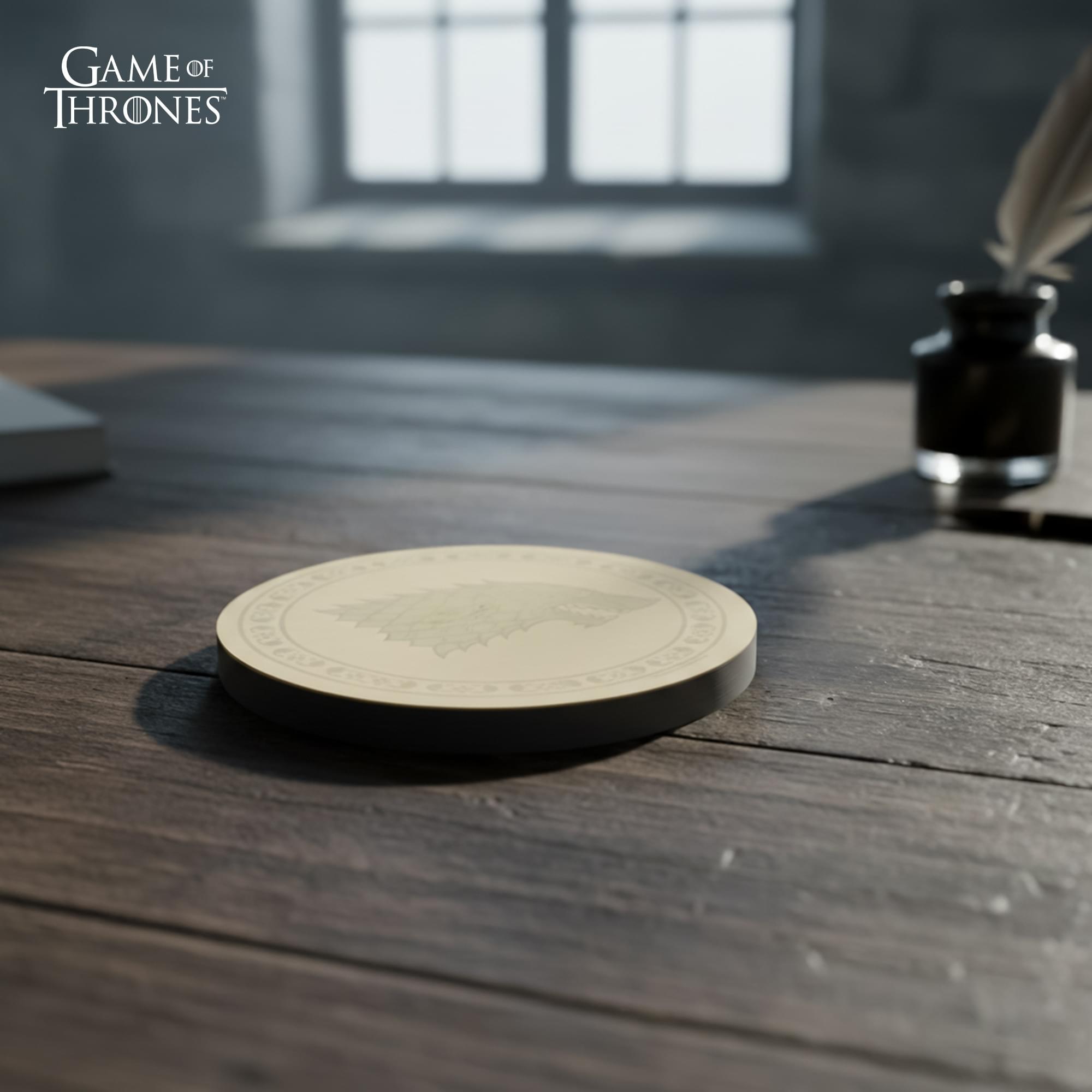 Game Of Thrones House Stark Round Sticky Notes