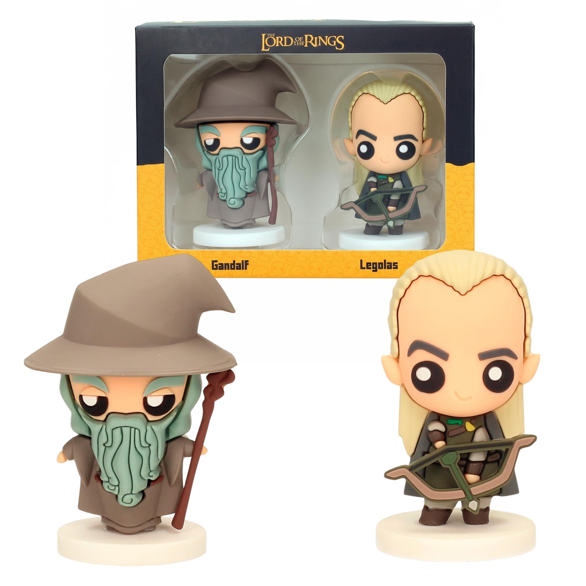 The Lord Of The Rings Gandalf and Legolas 2-Inch Pokis Mini Figure Set