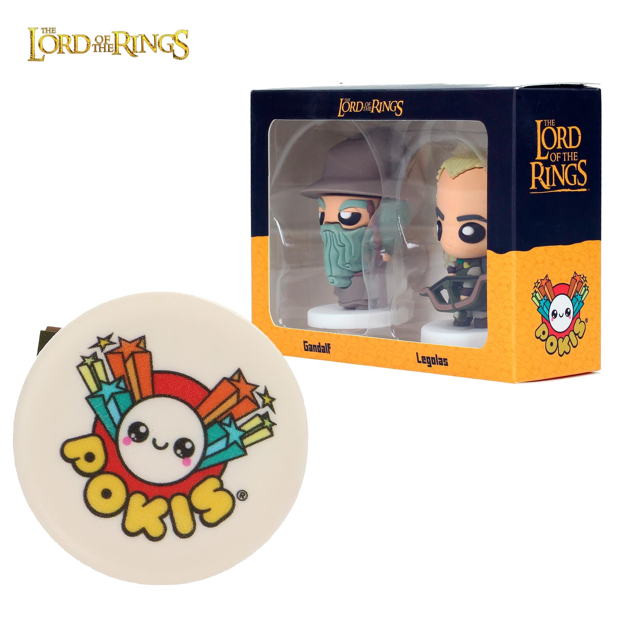 The Lord Of The Rings Gandalf and Legolas 2-Inch Pokis Mini Figure Set