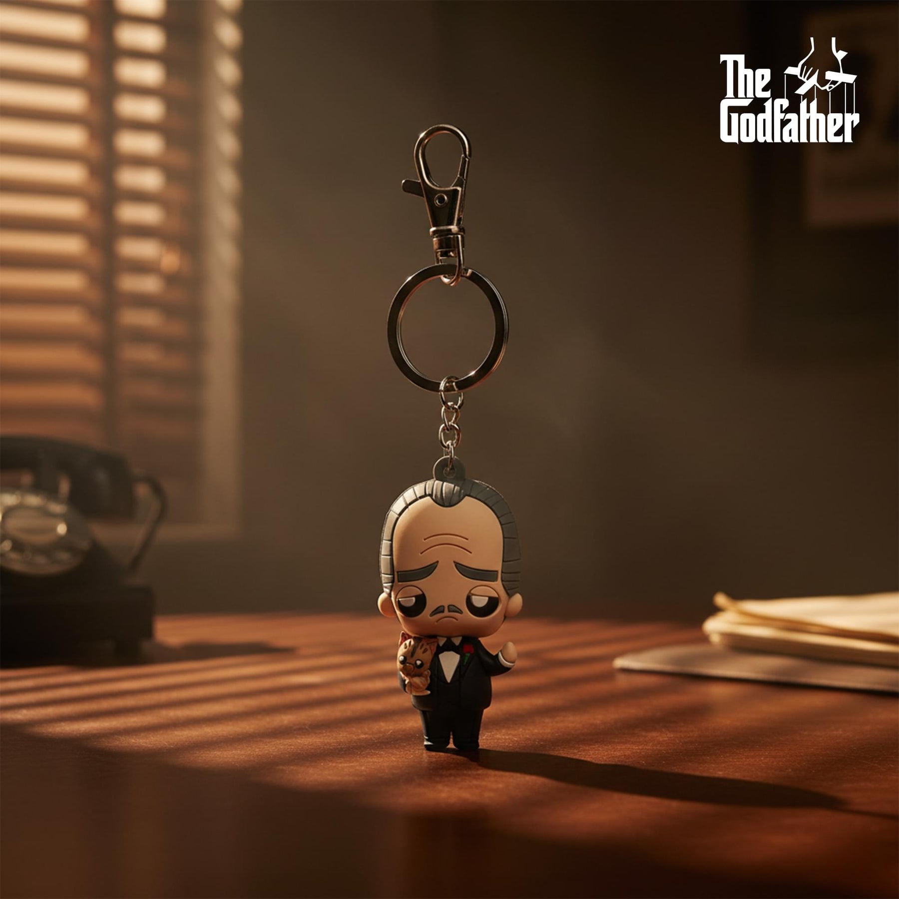 The Godfather Vito Corleone 2-Inch Pokis Keychain