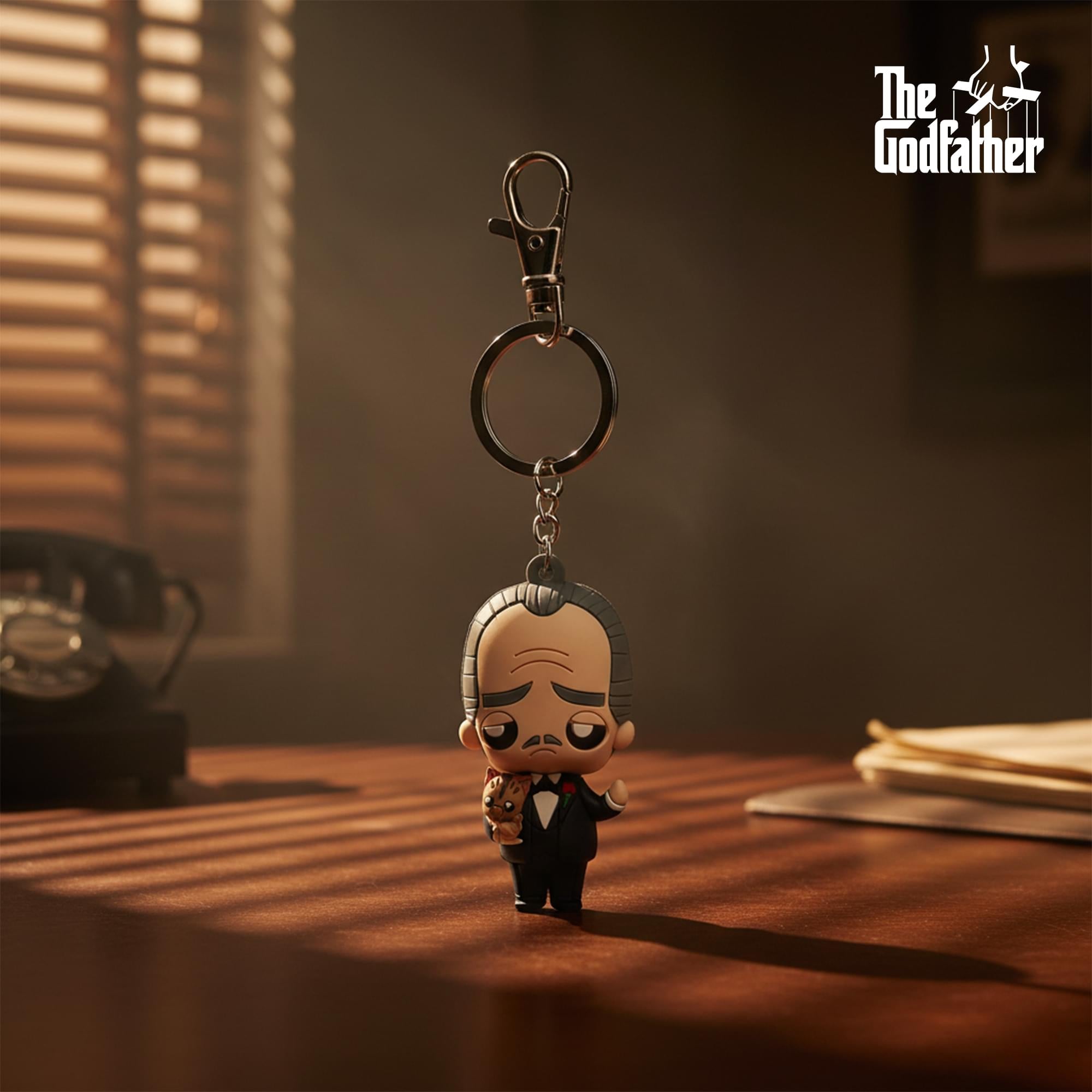 The Godfather Vito Corleone 2-Inch Pokis Keychain