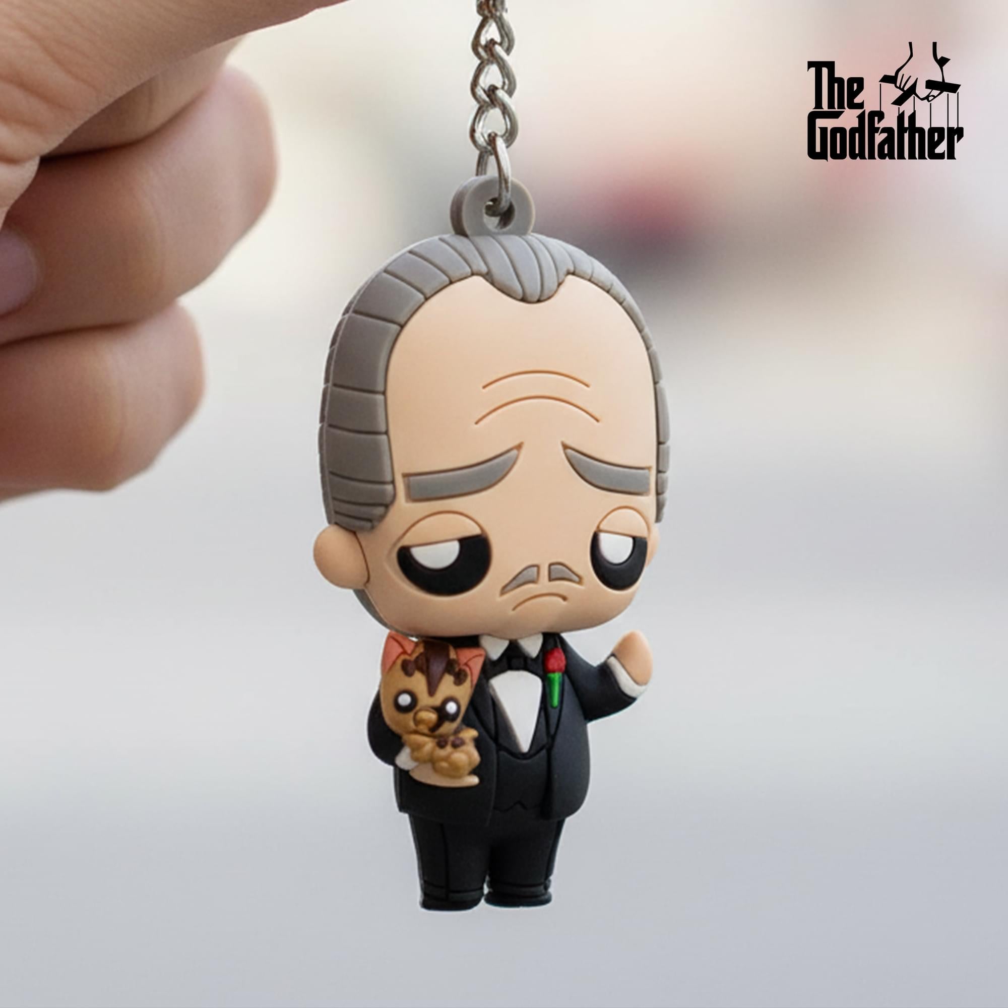The Godfather Vito Corleone 2-Inch Pokis Keychain