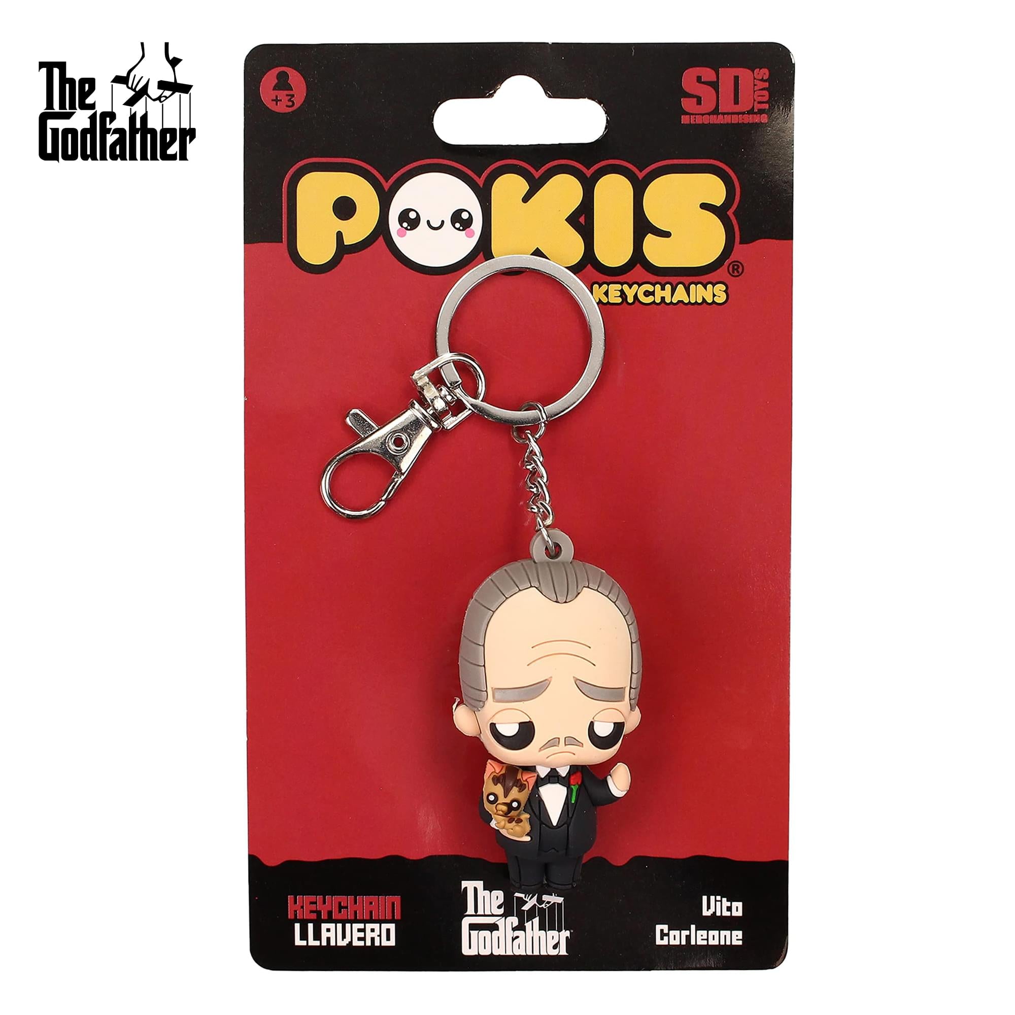 The Godfather Vito Corleone 2-Inch Pokis Keychain