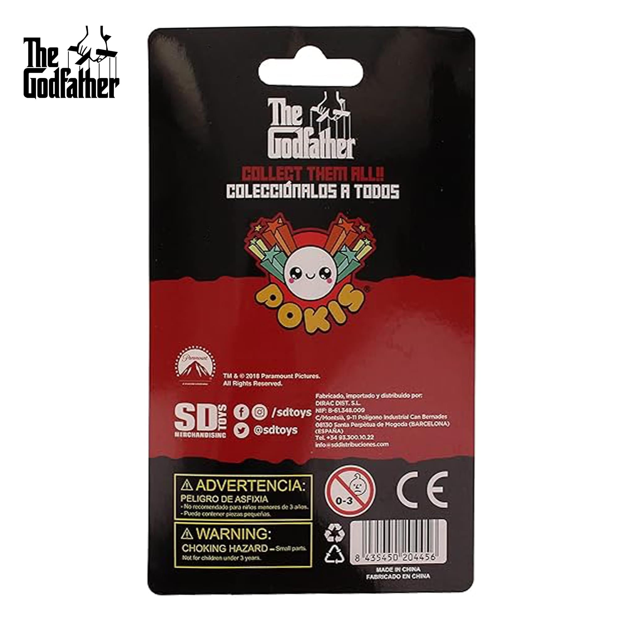 The Godfather Vito Corleone 2-Inch Pokis Keychain