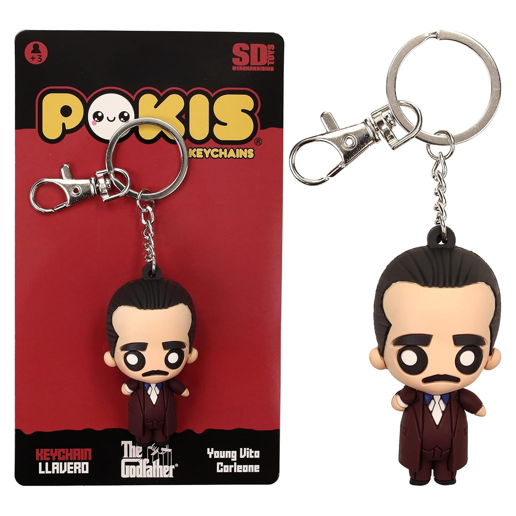 The Godfather Young Vito Corleone 2-Inch Pokis Keychain