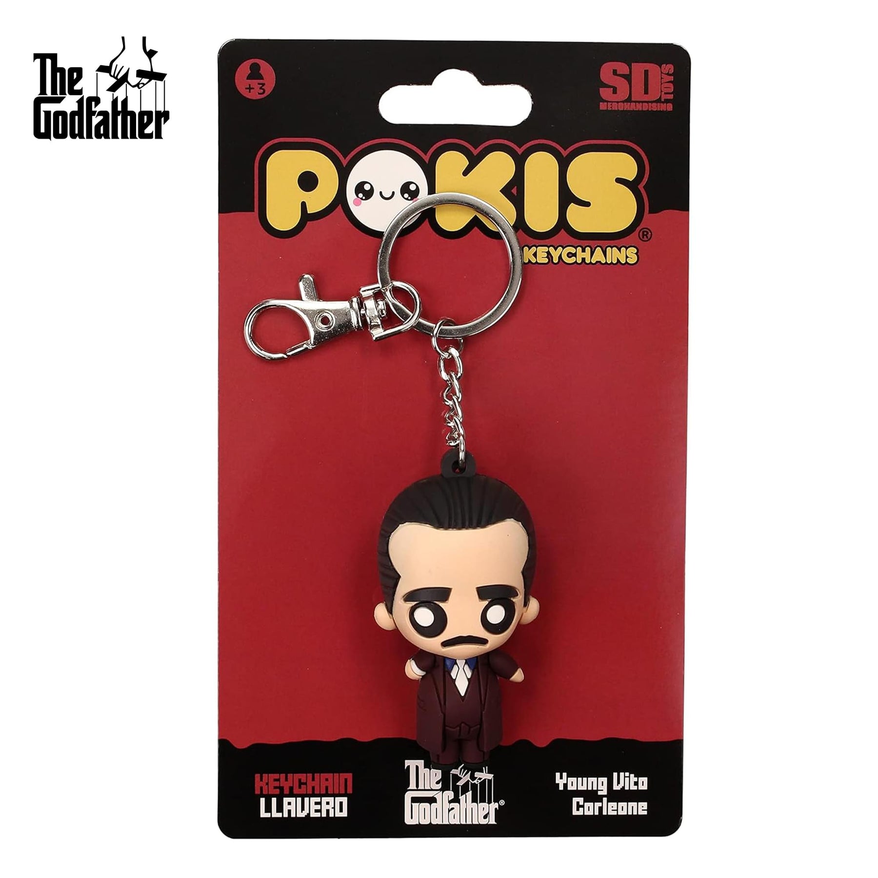 The Godfather Young Vito Corleone 2-Inch Pokis Keychain