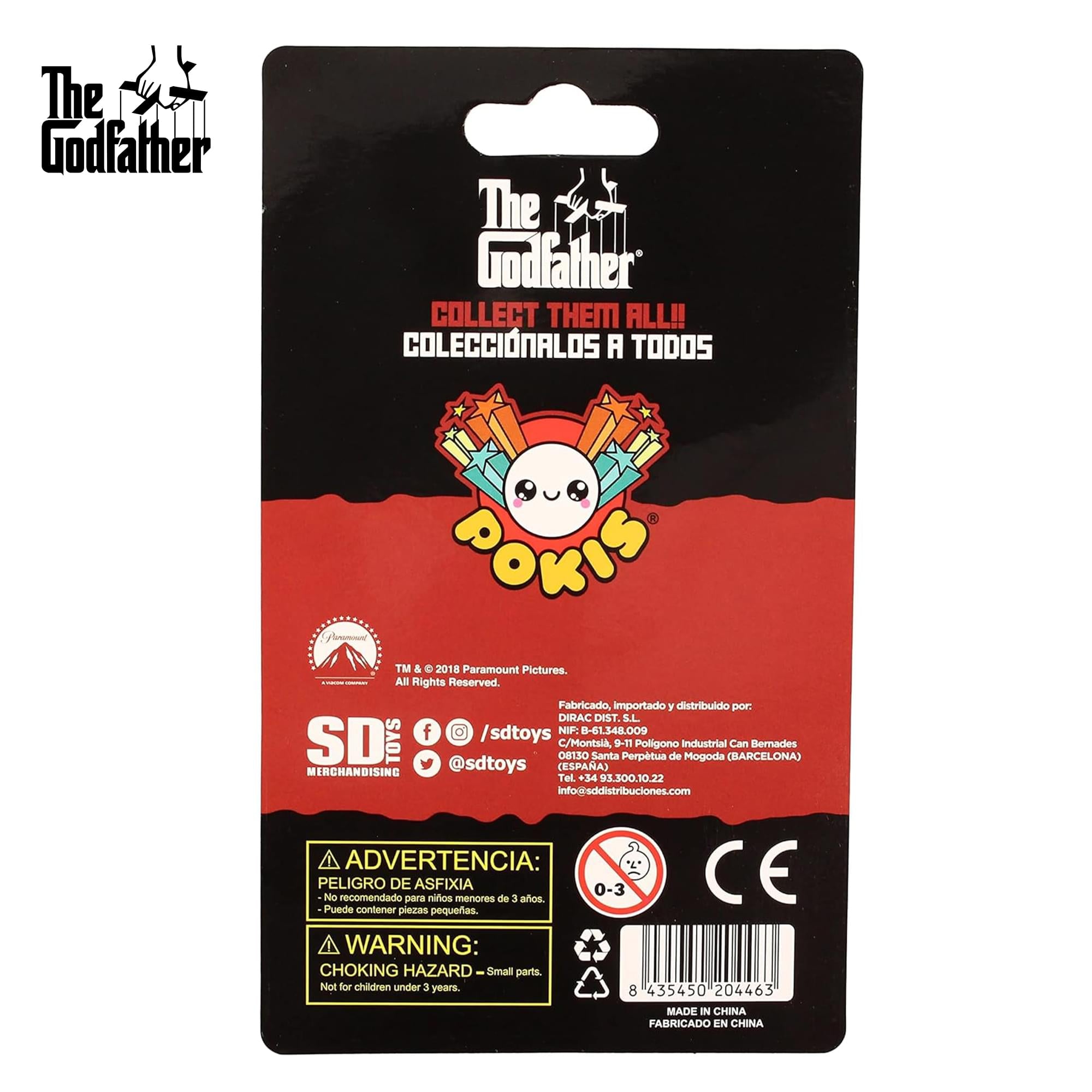 The Godfather Young Vito Corleone 2-Inch Pokis Keychain