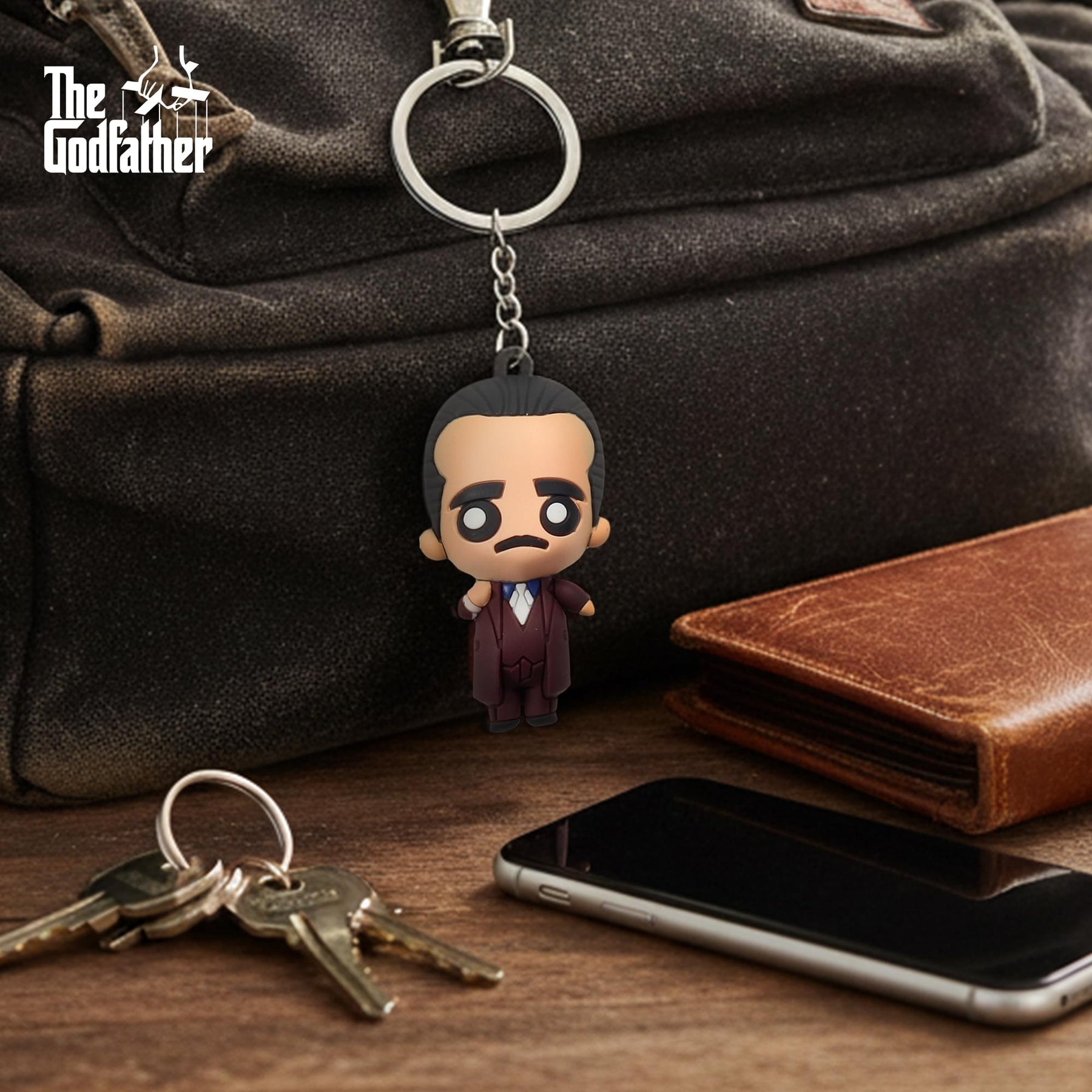 The Godfather and Scarface 2-Inch Pokis Keychain Assortment | Case Of 12