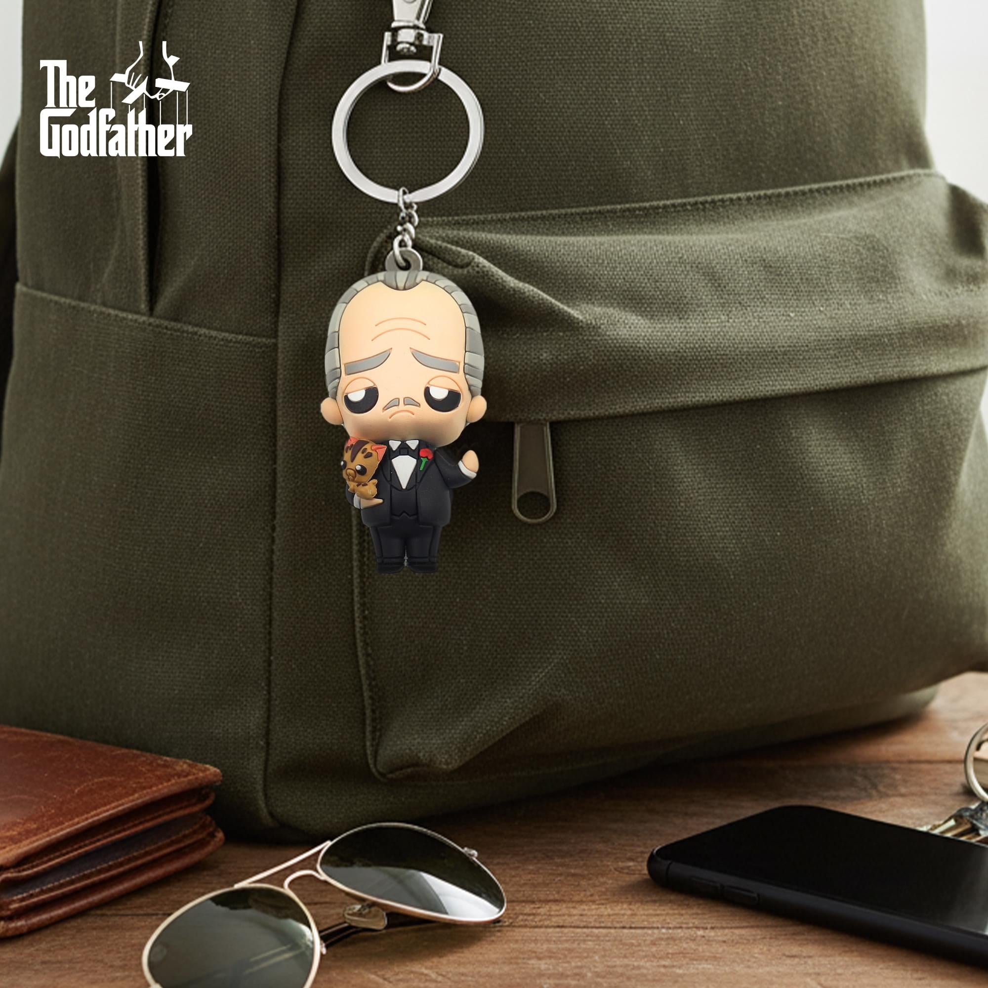 The Godfather and Scarface 2-Inch Pokis Keychain Assortment | Case Of 12