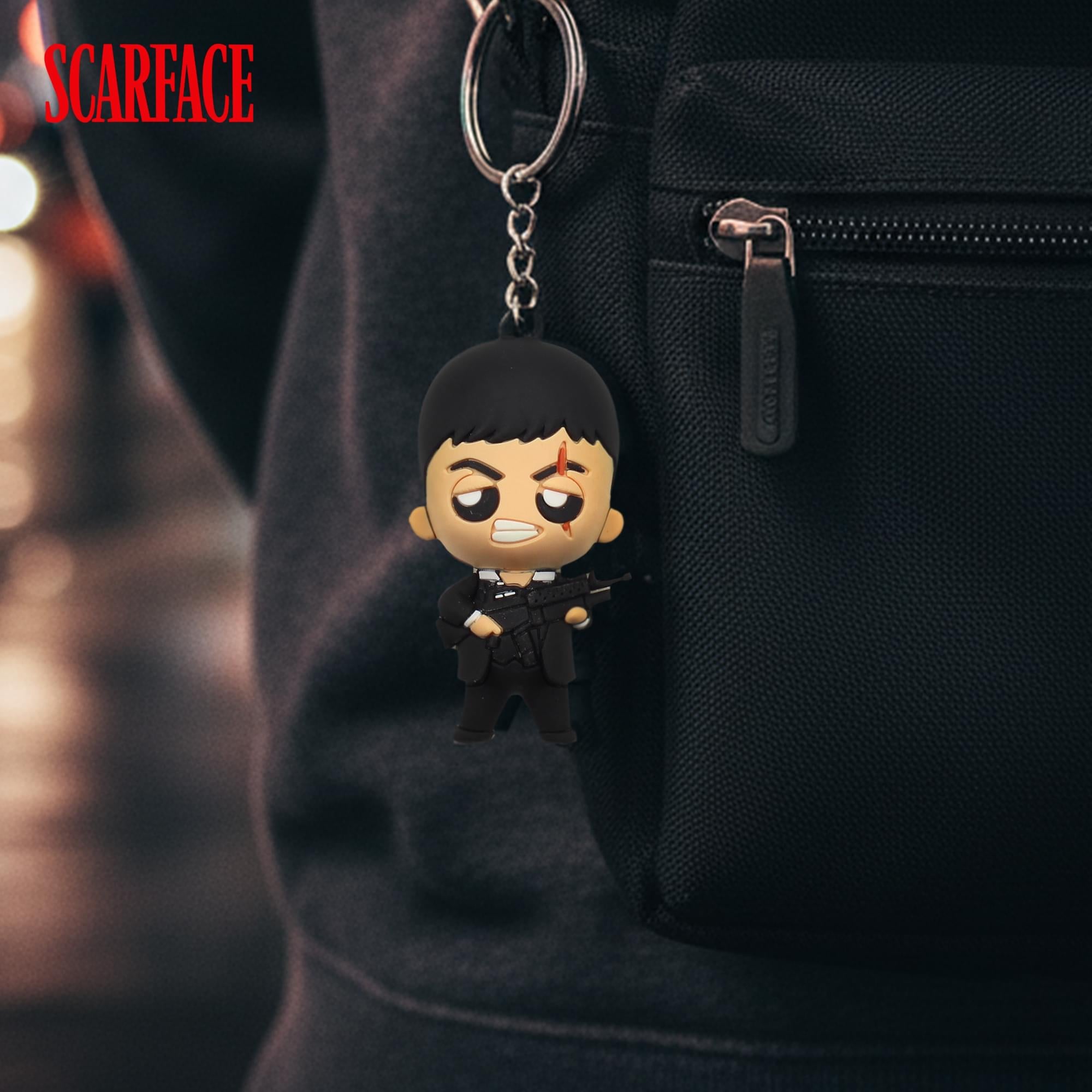 The Godfather and Scarface 2-Inch Pokis Keychain Assortment | Case Of 12