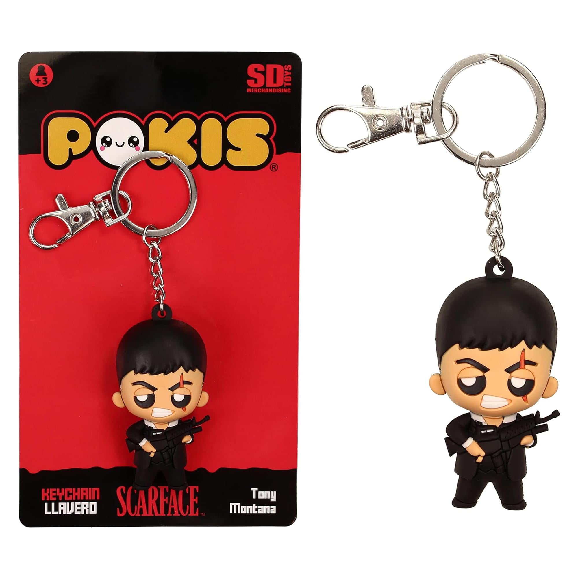 Scarface Tony Montana 2-Inch Pokis Keychain