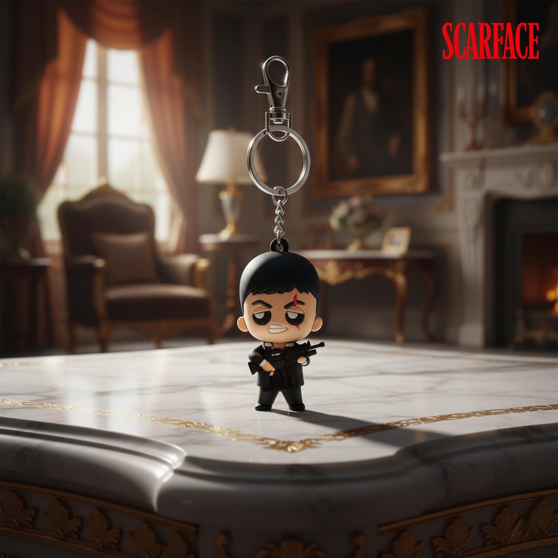 Scarface Tony Montana 2-Inch Pokis Keychain