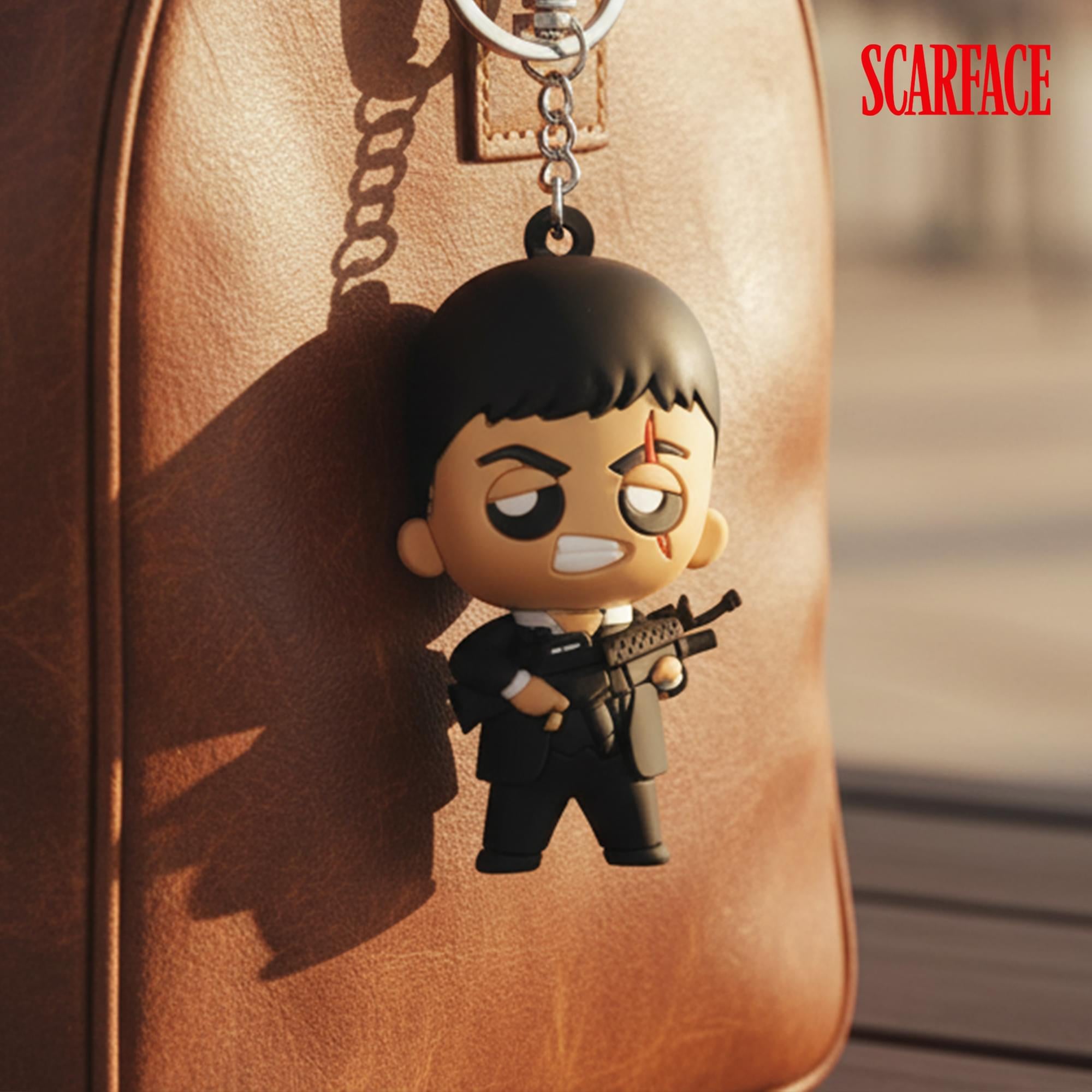 Scarface Tony Montana 2-Inch Pokis Keychain