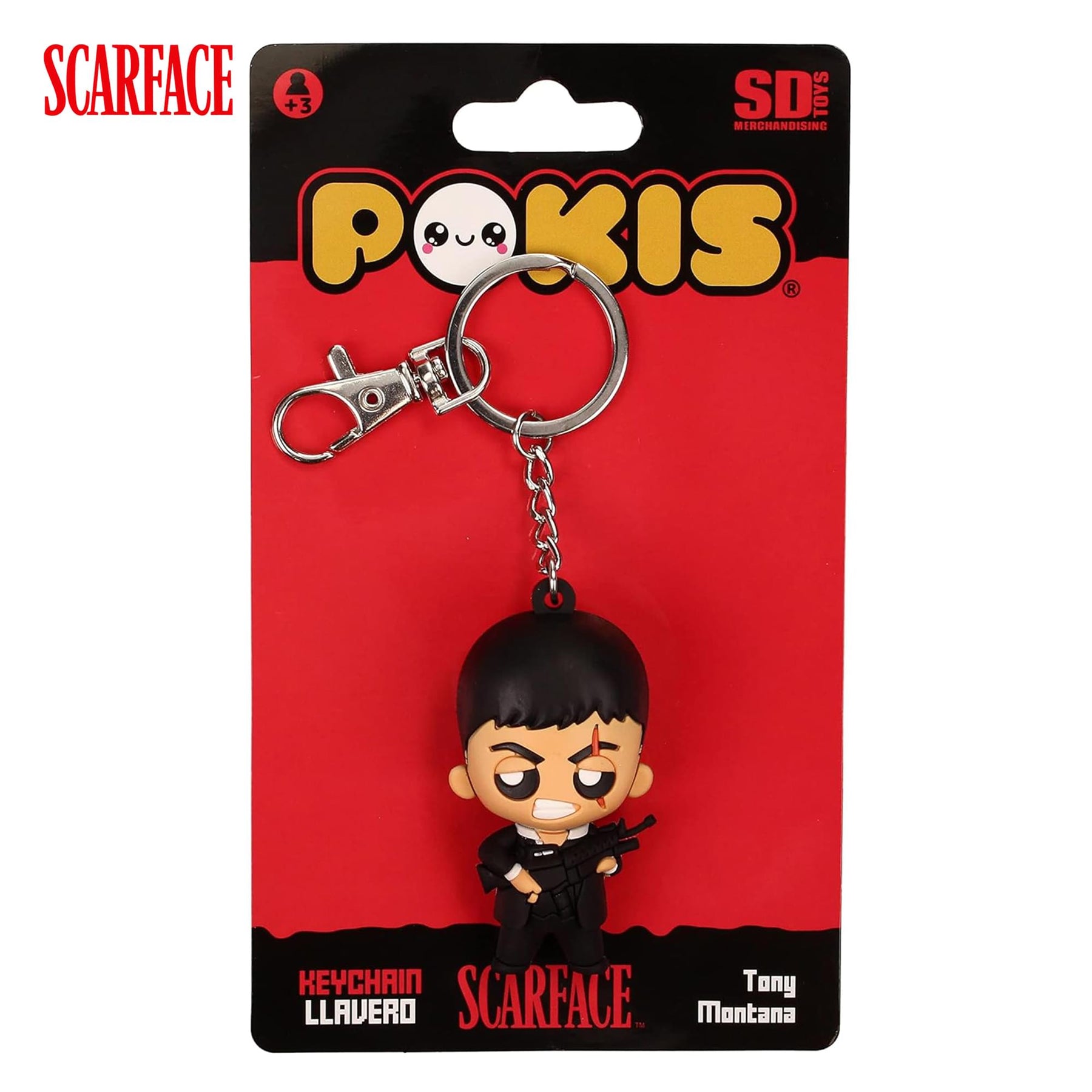 Scarface Tony Montana 2-Inch Pokis Keychain