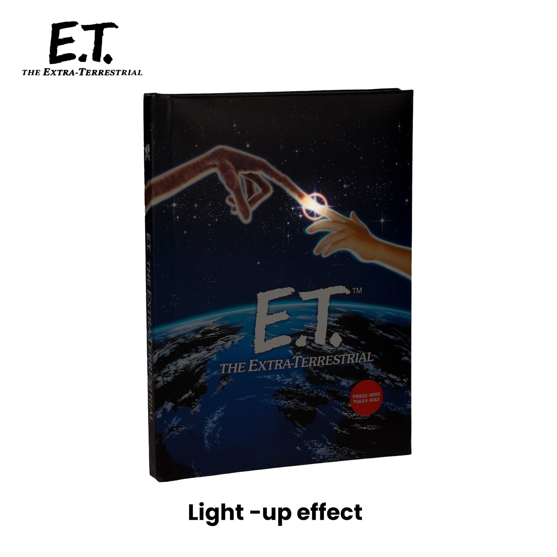 E.T. The Extra-Terrestrial Light-Up Hardcover Notebook | 6 x 10 Inches