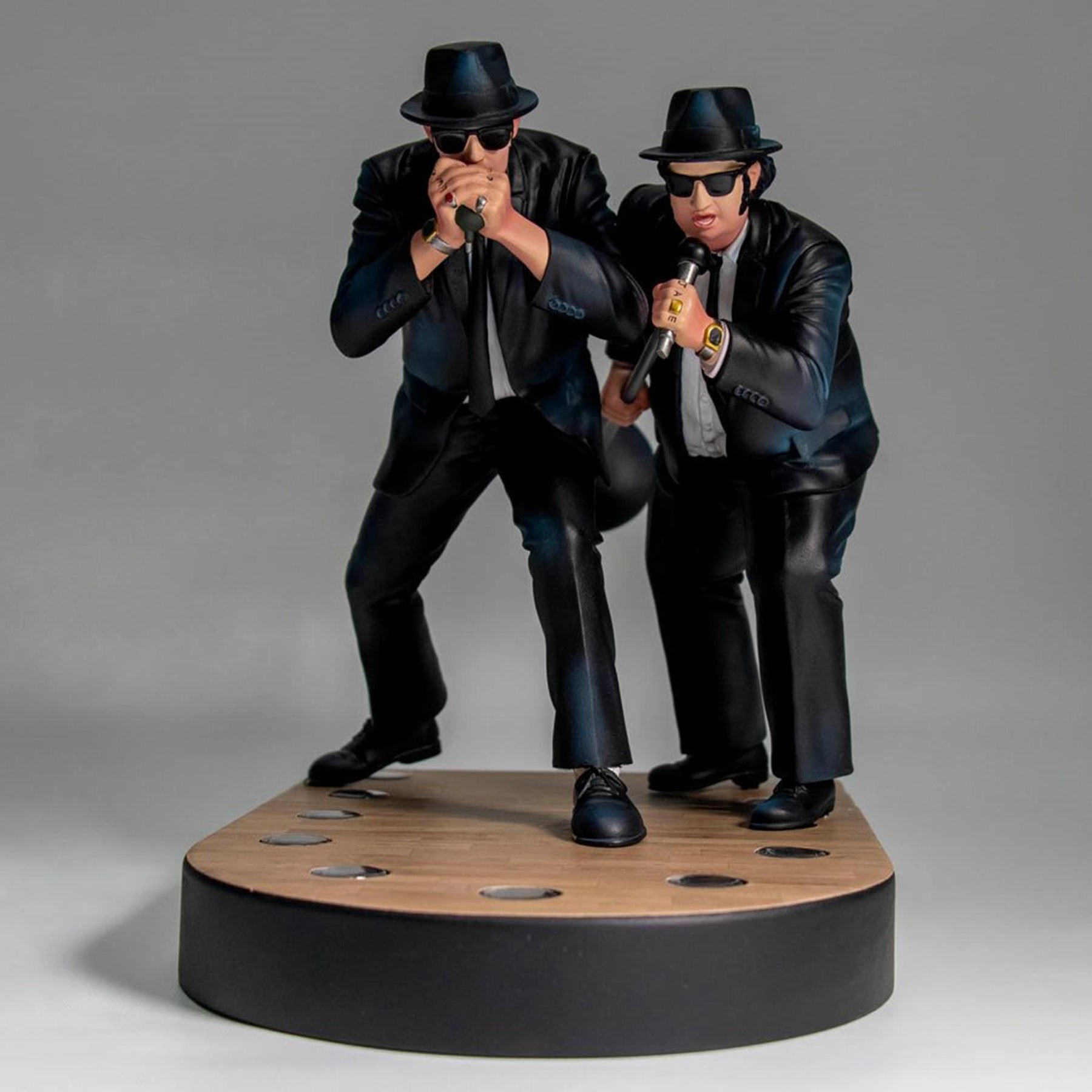 The Blues Brothers 7 Inch Jake and Elwood PVC Figure w/ Light-Up Stage