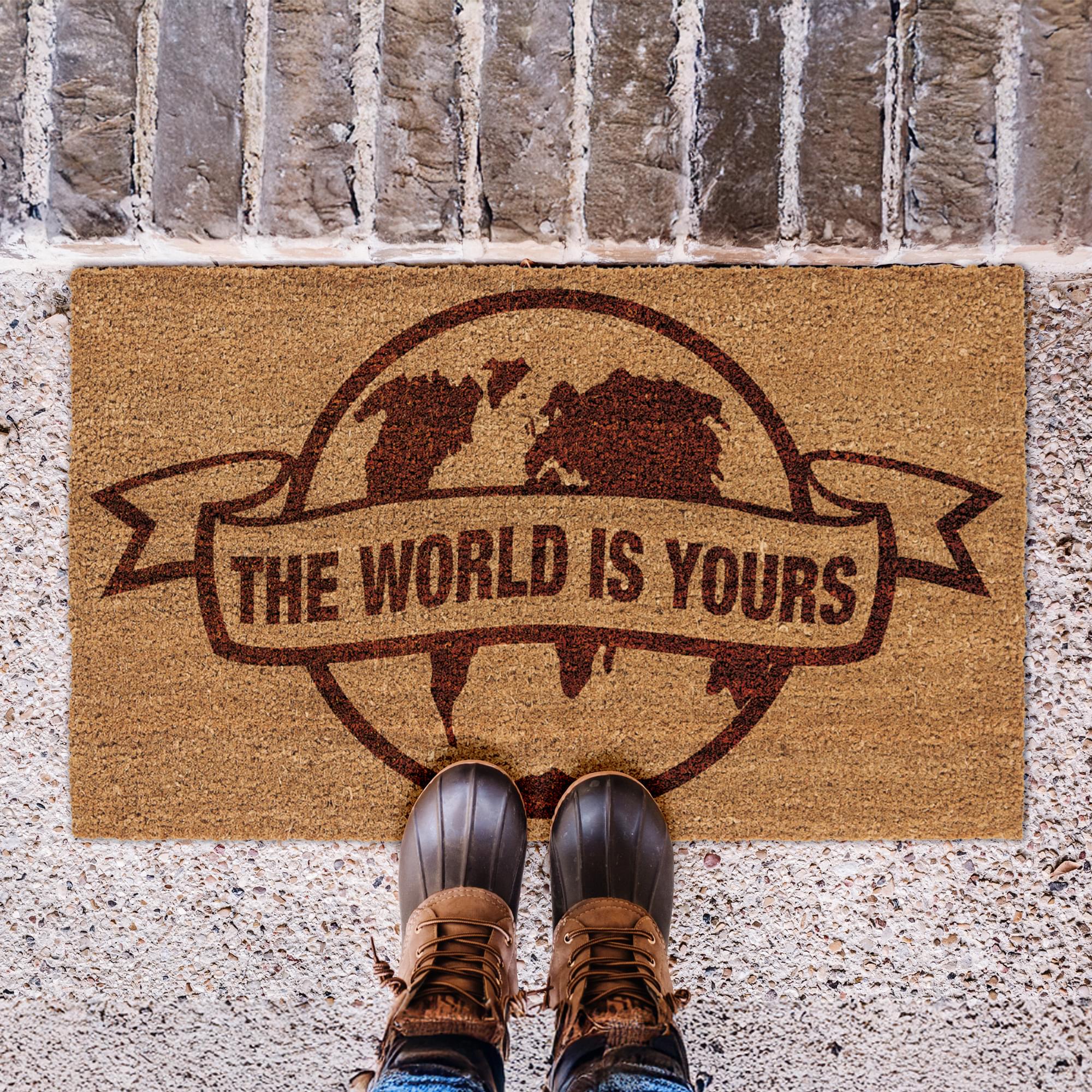 Scarface "The World Is Yours" Coir Doormat | 17 x 29 Inches