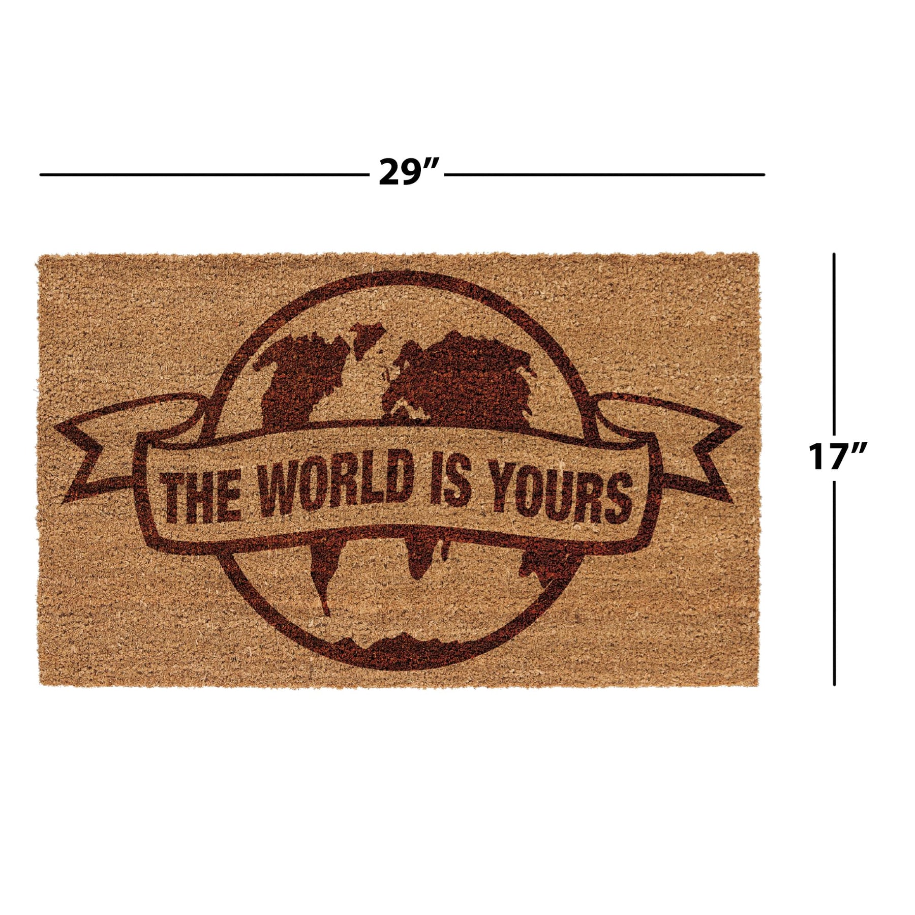 Scarface "The World Is Yours" Coir Doormat | 17 x 29 Inches