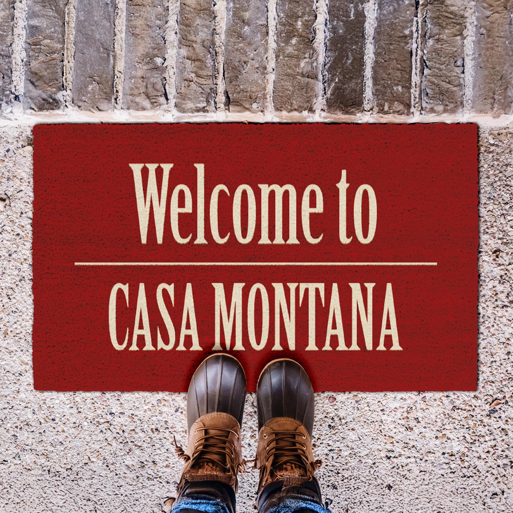Scarface "Welcome To Casa Montana" Coir Doormat | 17 x 29 Inches