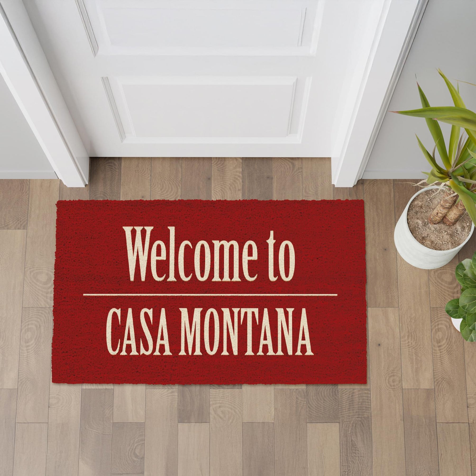 Scarface "Welcome To Casa Montana" Coir Doormat | 17 x 29 Inches