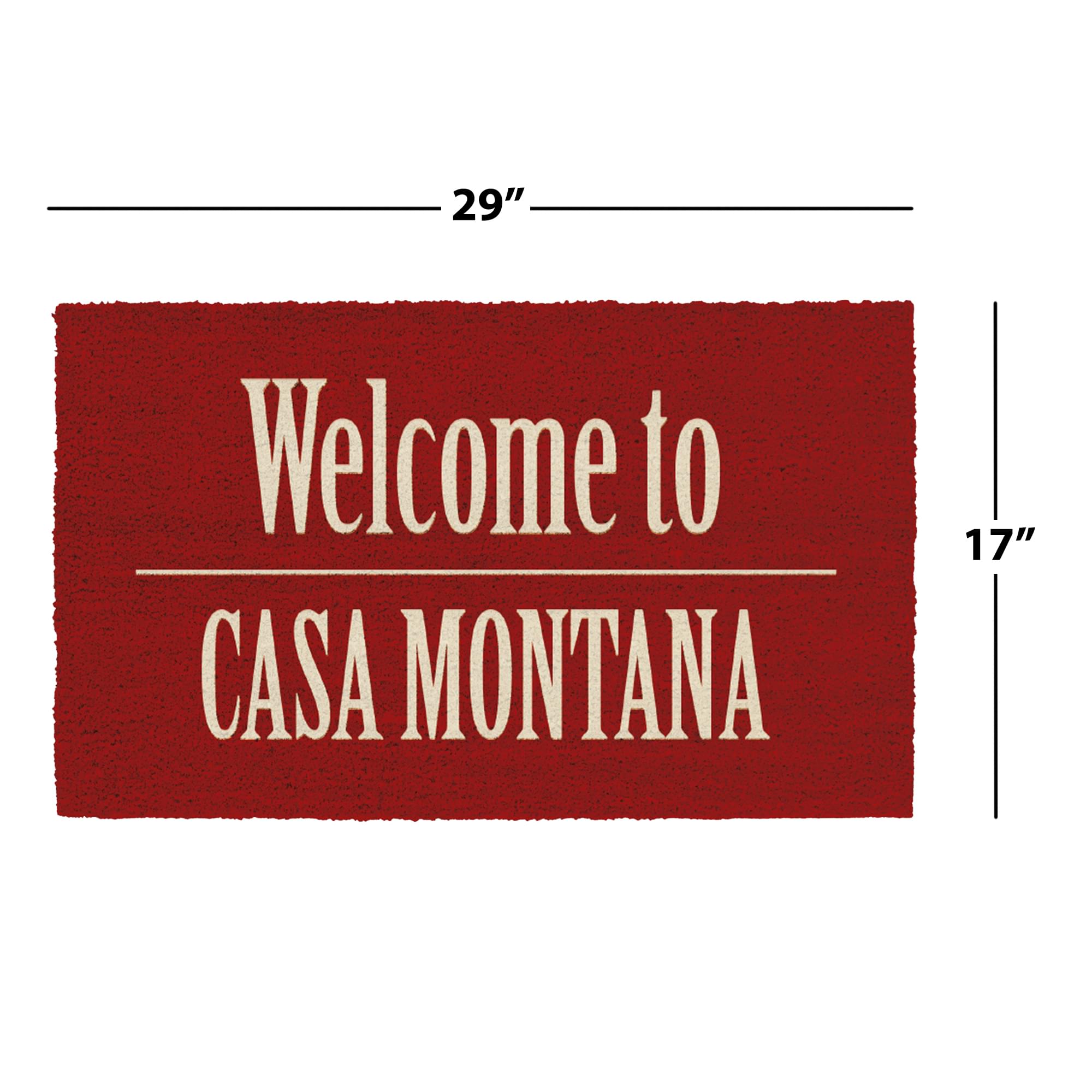Scarface "Welcome To Casa Montana" Coir Doormat | 17 x 29 Inches