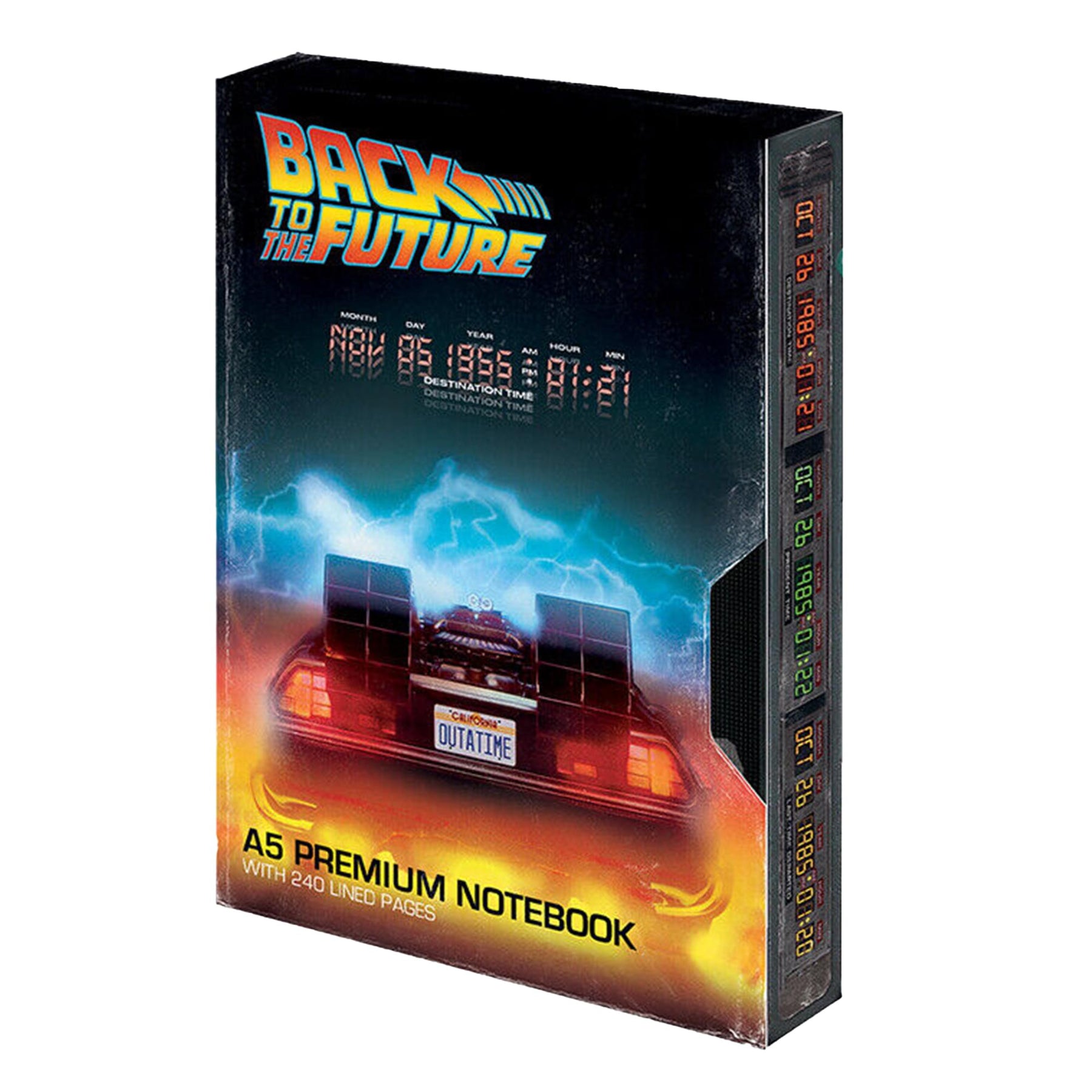 Back To The Future VHS Hard Cover Notebook