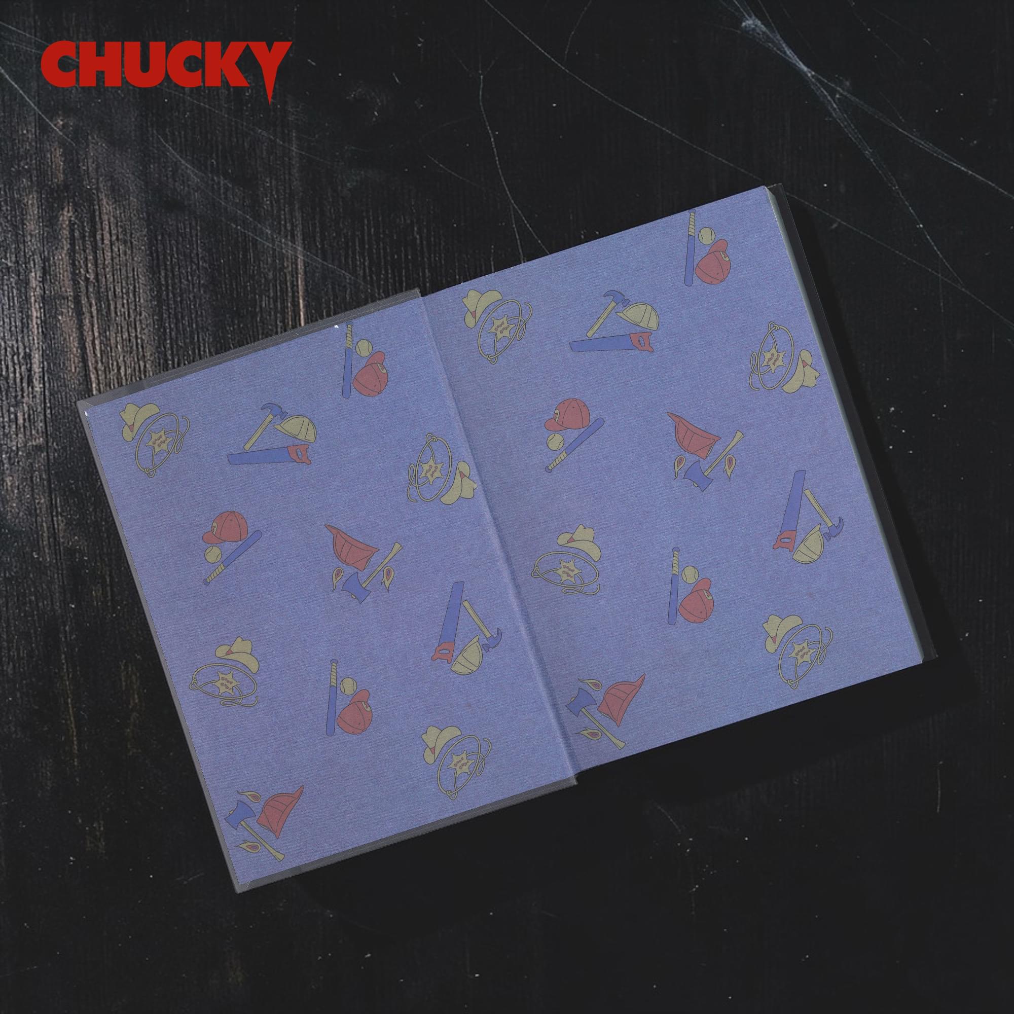 Child's Play Chucky VHS-Style Hardcover Notebook | 6.5 x 10.5 Inches