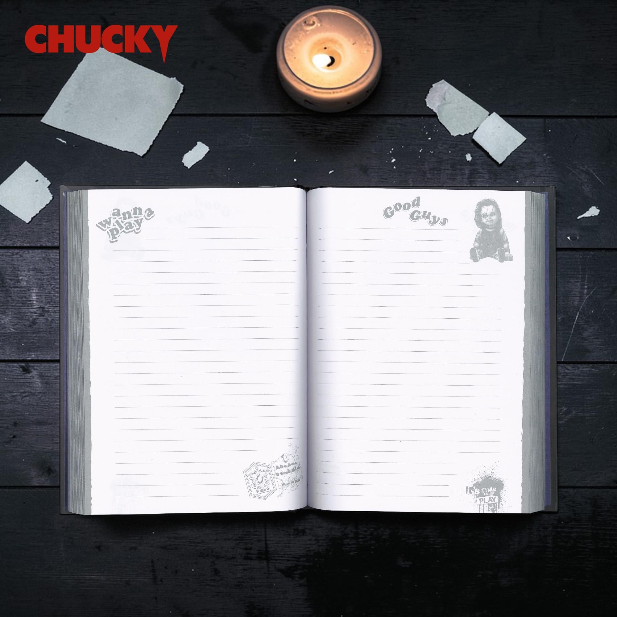 Child's Play Chucky VHS-Style Hardcover Notebook | 6.5 x 10.5 Inches