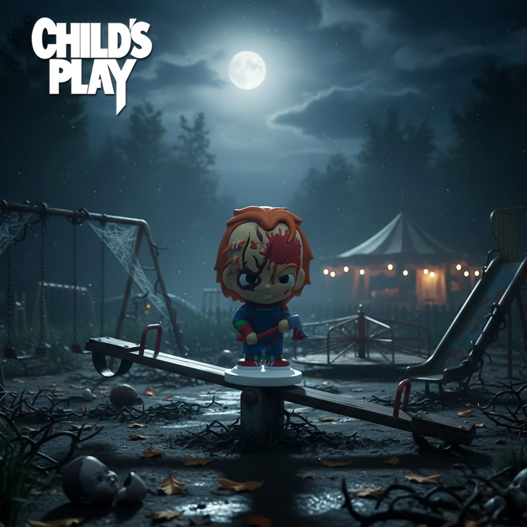 Child's Play 5 Inch Pokis Mega Figure | Chucky