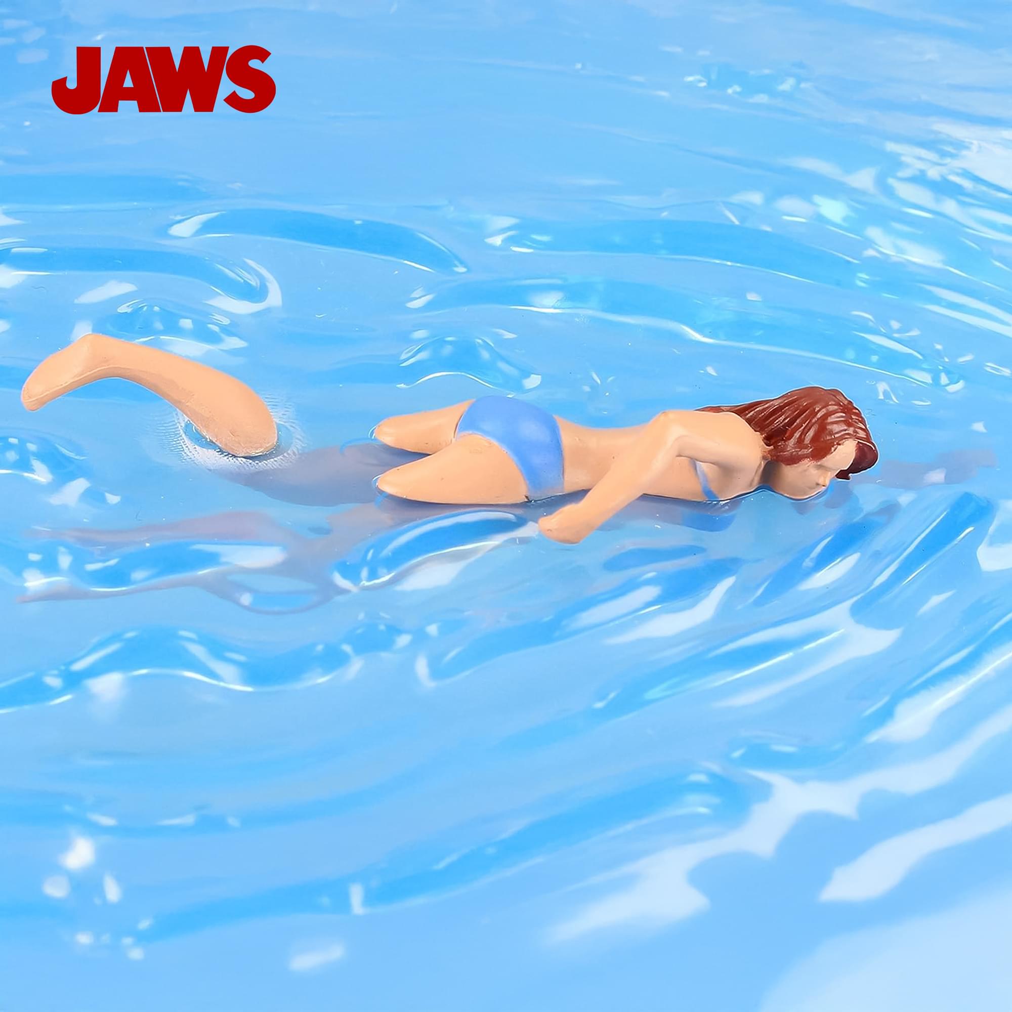 Jaws 50th Anniversary Light-Up 3D Movie Poster Statue | 12 Inches Tall