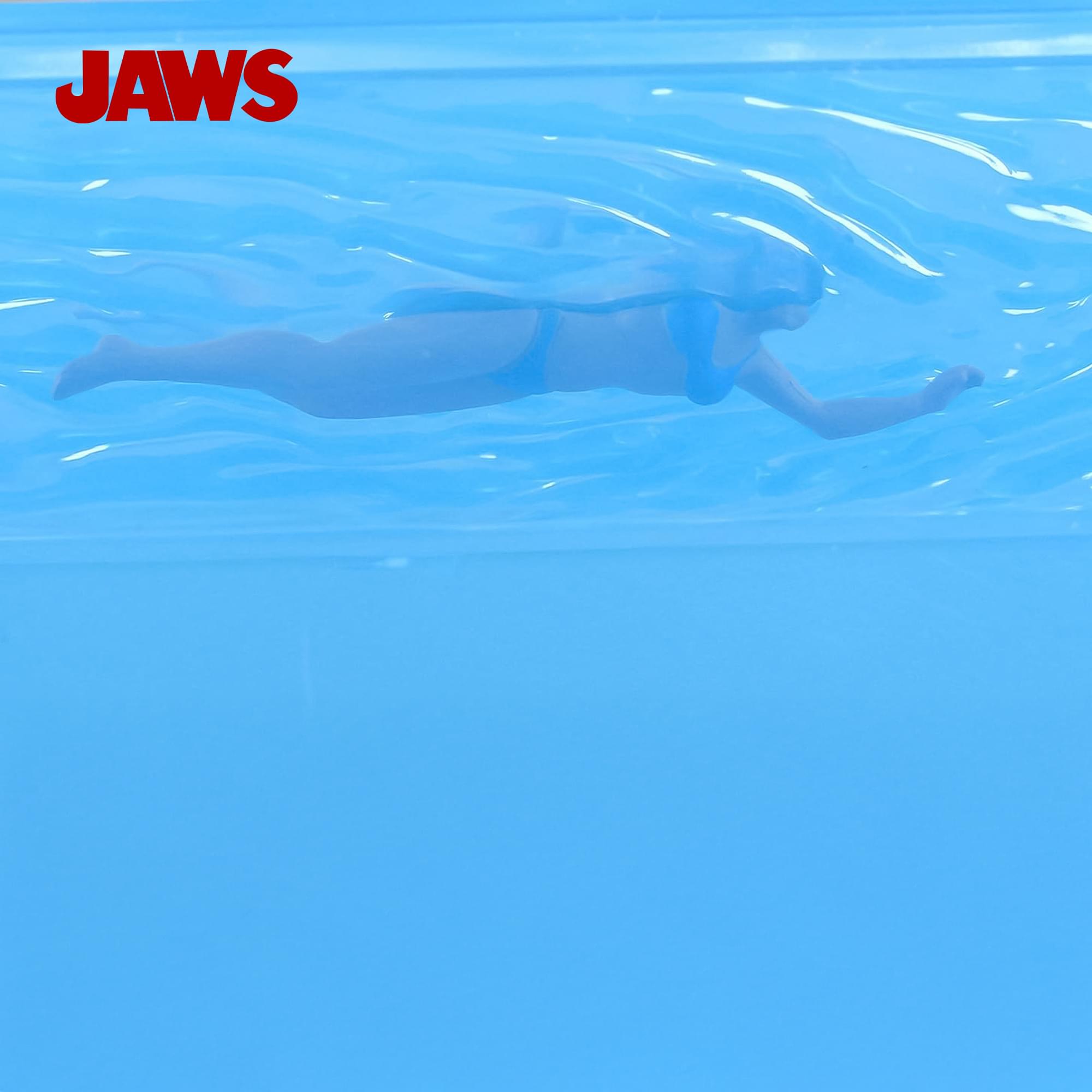 Jaws 50th Anniversary Light-Up 3D Movie Poster Statue | 12 Inches Tall