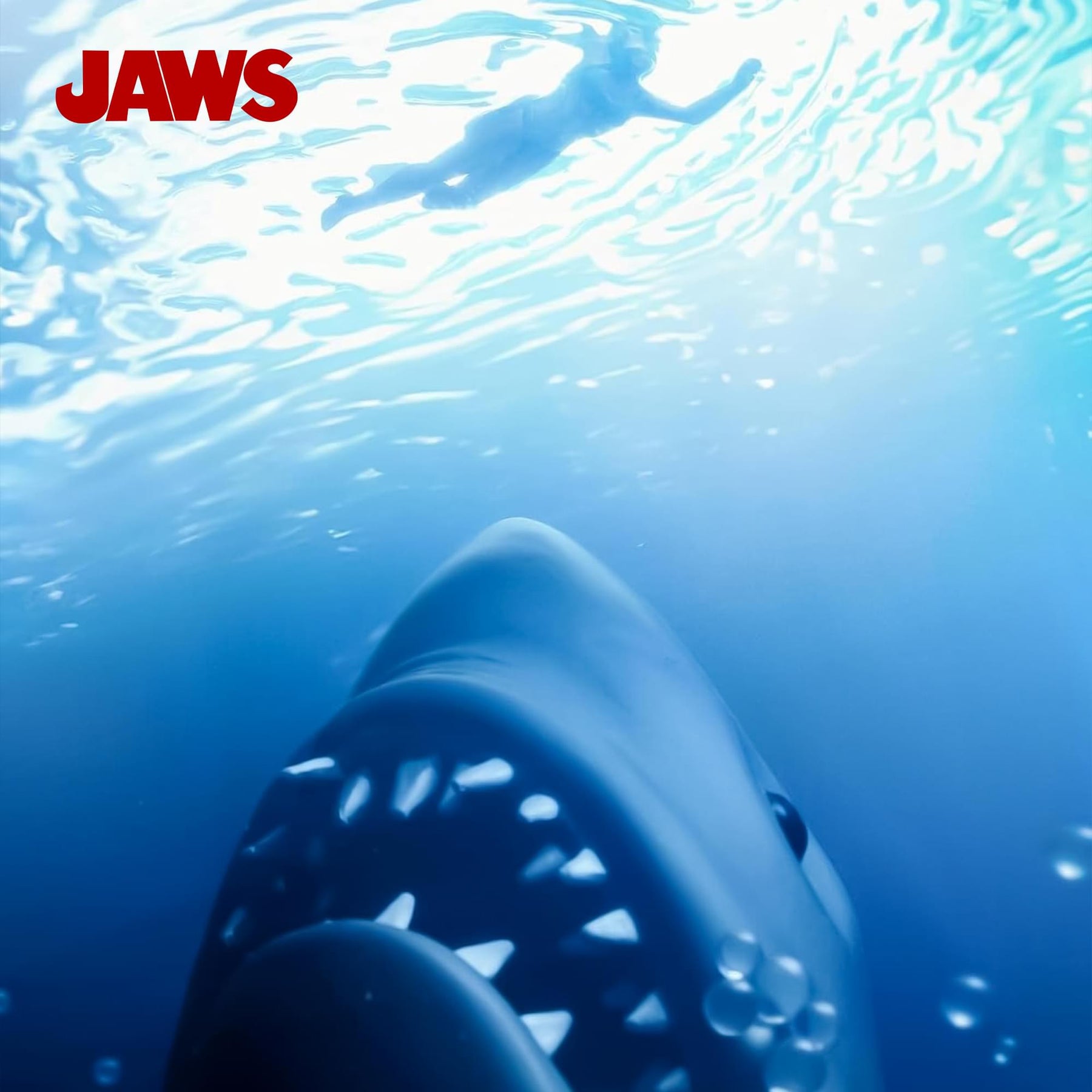 Jaws 50th Anniversary Light-Up 3D Movie Poster Statue | 12 Inches Tall