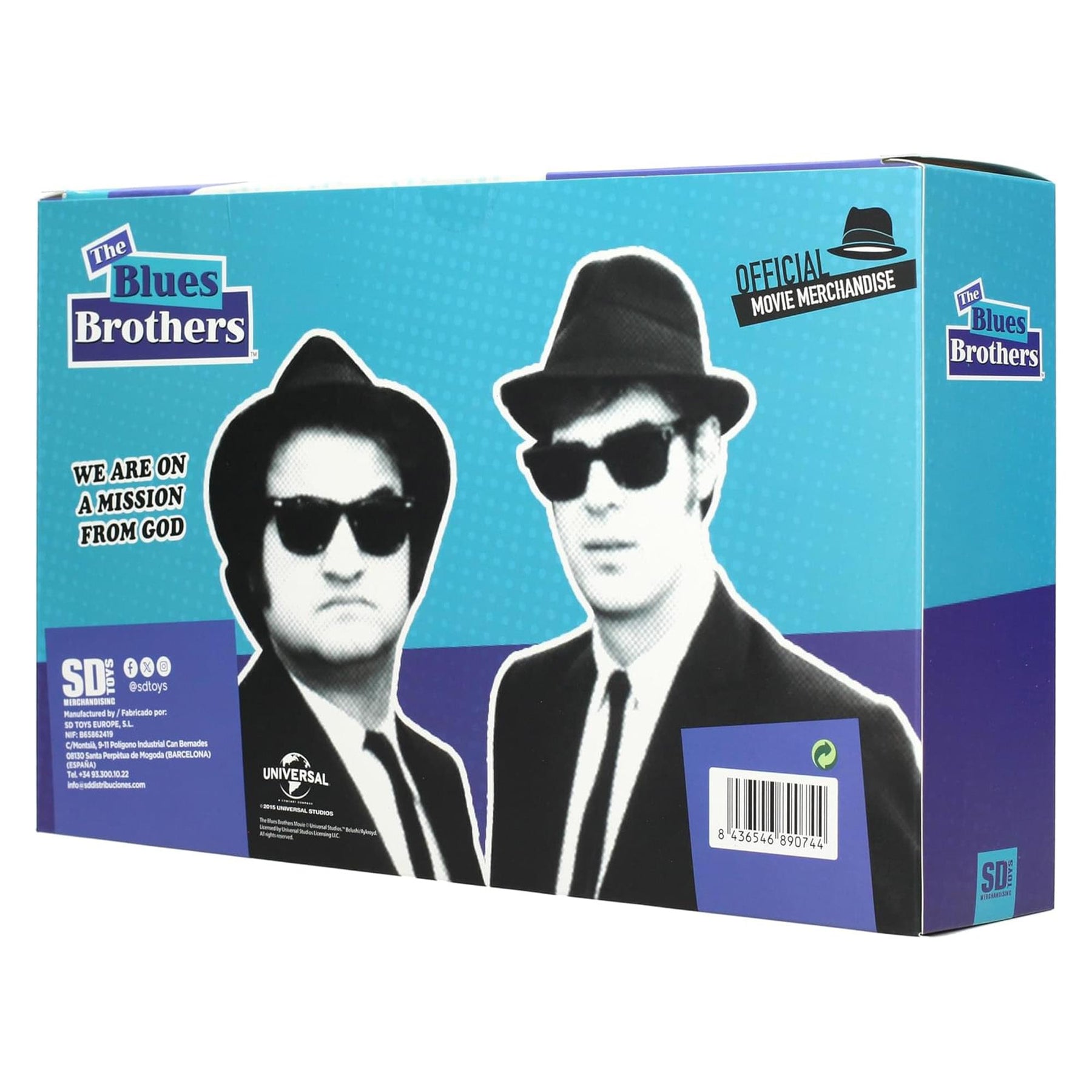 The Blues Brothers 7-Inch Jake and Elwood SD Toys Figure Set