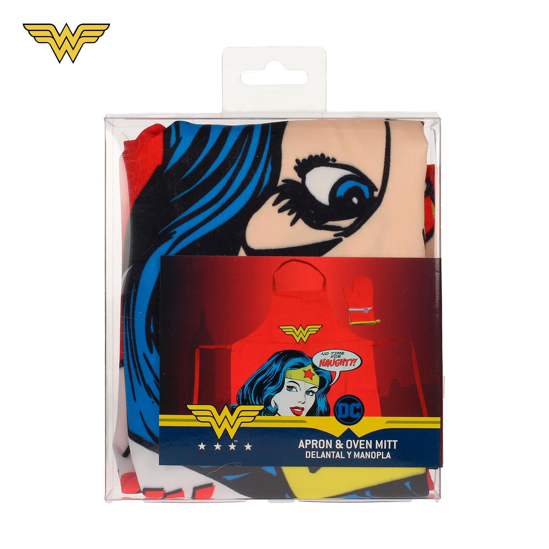 DC Comics Wonder Woman Apron and Oven Mitt Set