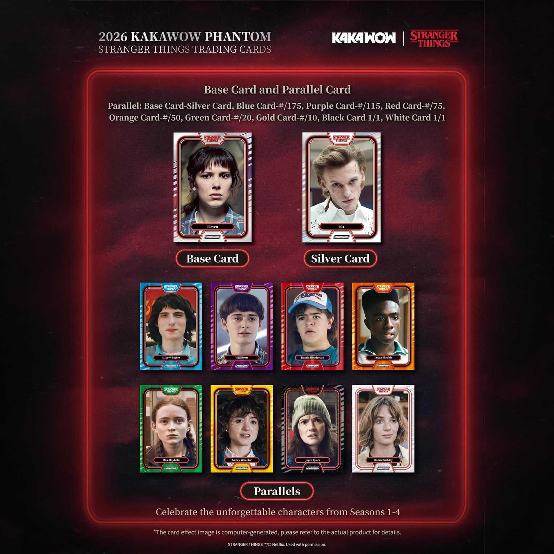 Stranger Things Phantom Trading Card Sealed Case  | 10 Boxes