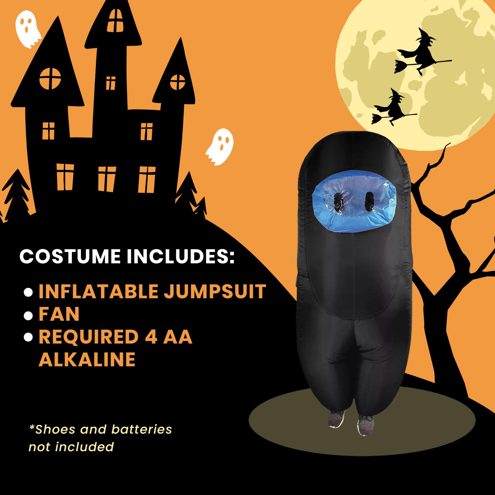 Black Imposter Inflatable Child Costume | Standard