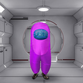 Purple Imposter Inflatable Adult Costume | Standard