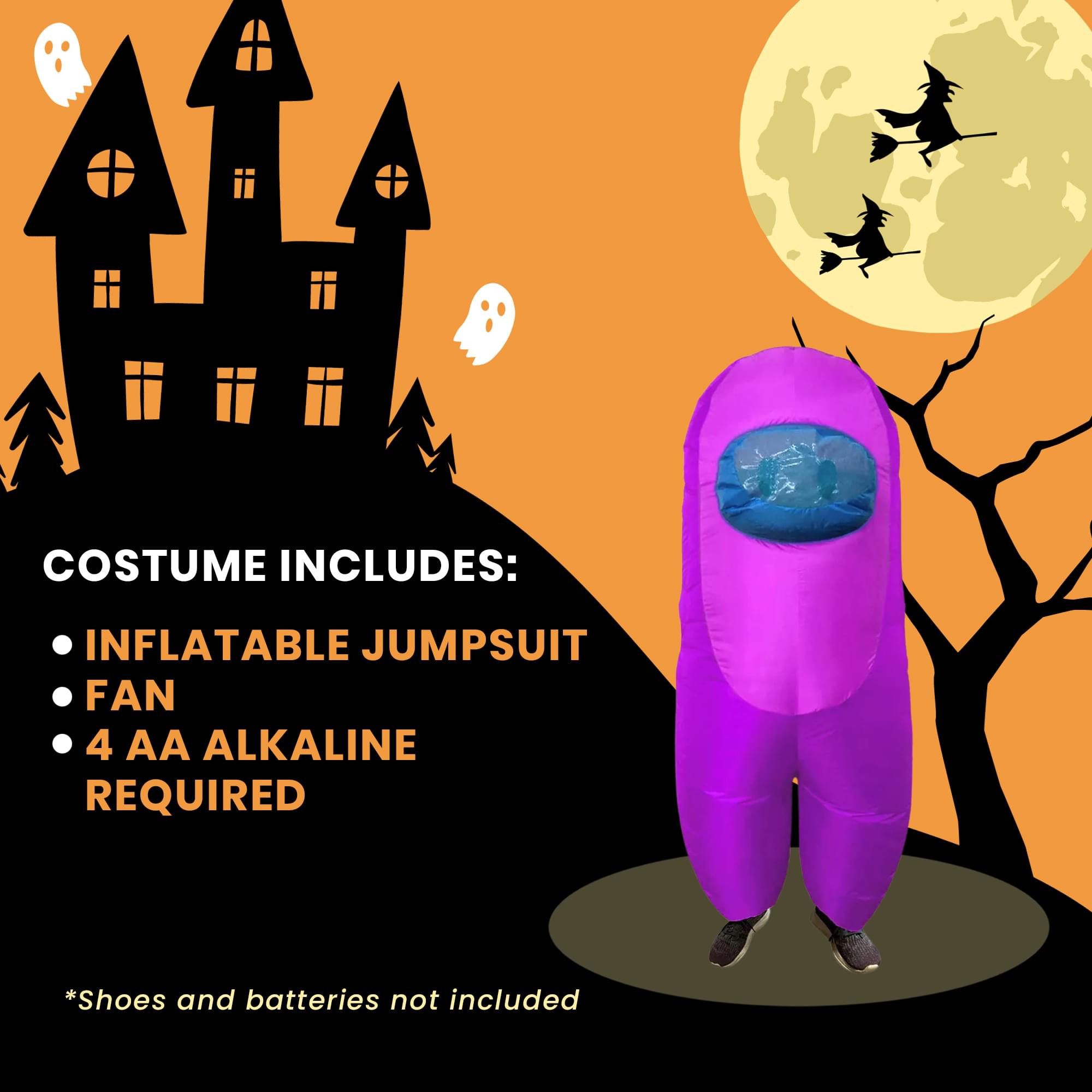 Purple Imposter Inflatable Adult Costume | Standard
