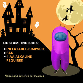 Purple Imposter Inflatable Adult Costume | Standard