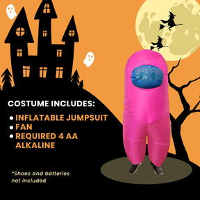 Pink Imposter Inflatable Adult Costume | Standard
