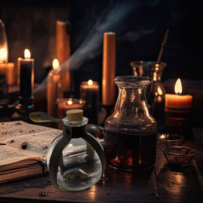 Magic Potion Bottle with Brown Strap Costume Accessory