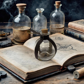 Magic Potion Bottle with Brown Strap Costume Accessory