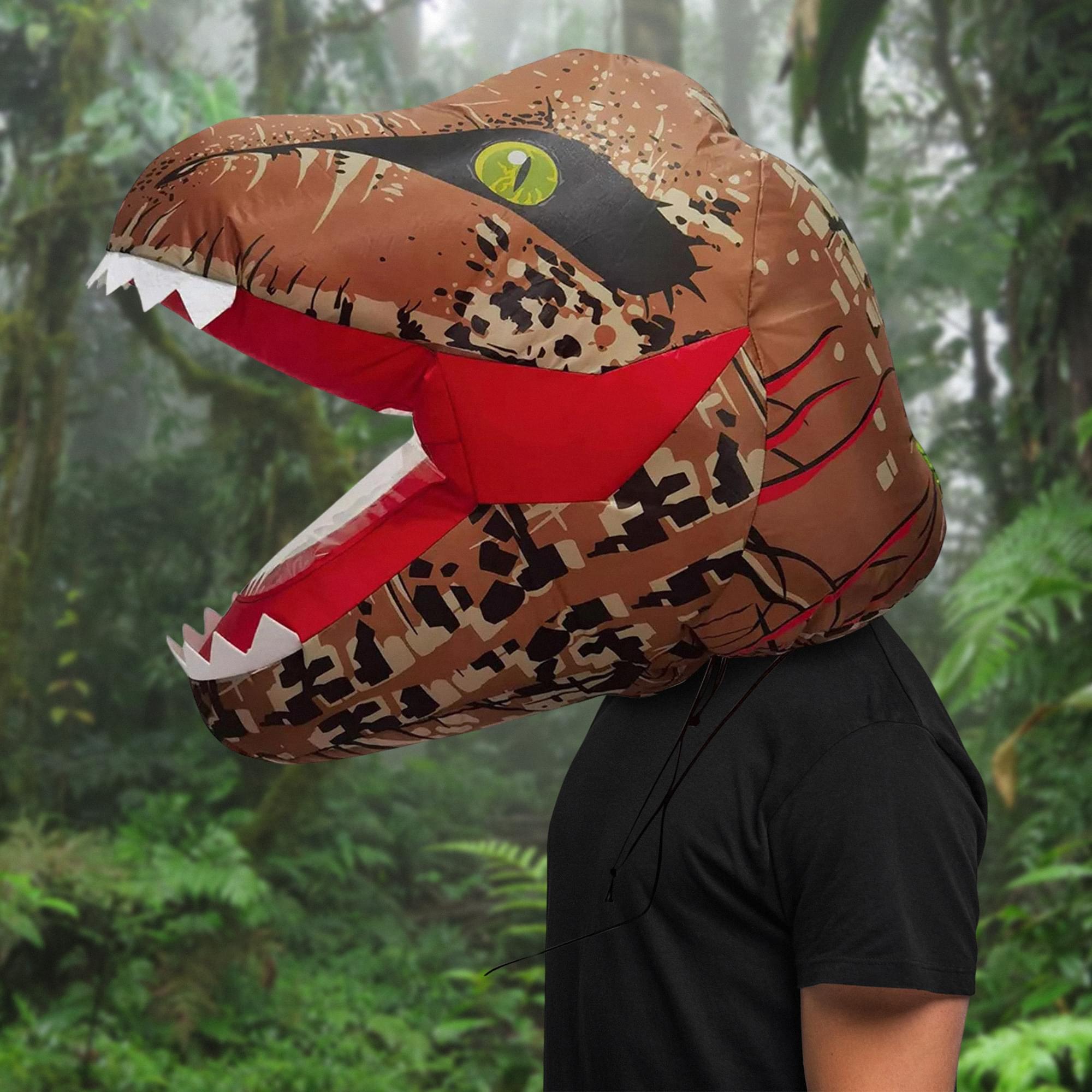 Inflatable Dinosaur Head Adult