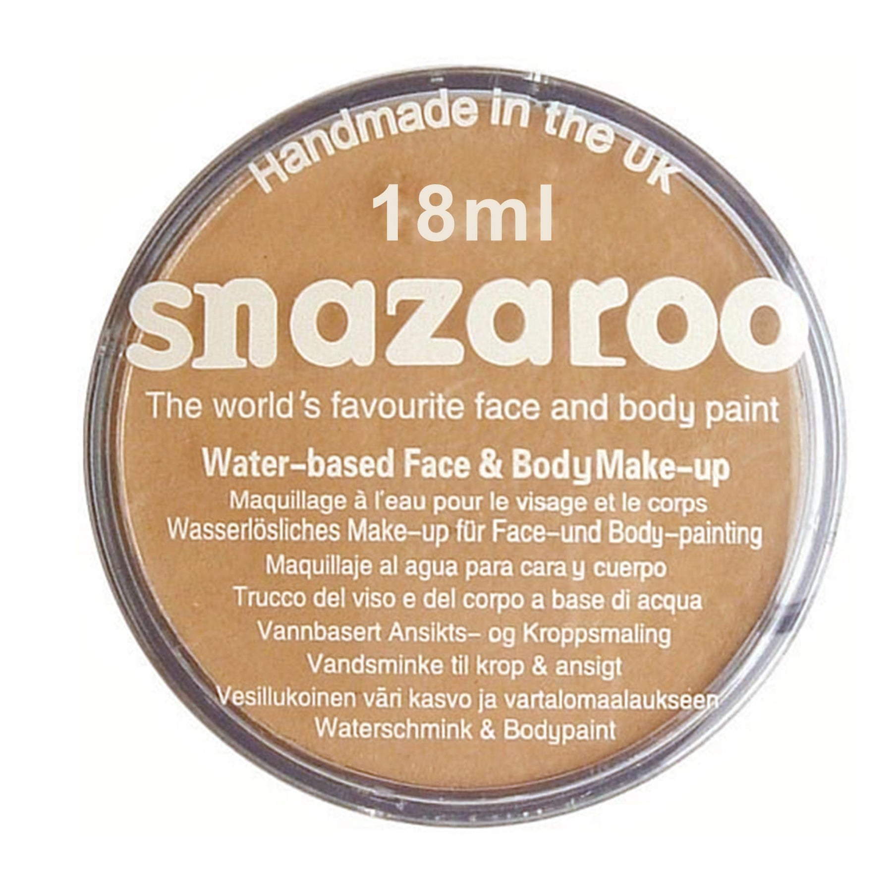Snazaroo Face Paint - 18ml Beige - Barely Costume Accessory