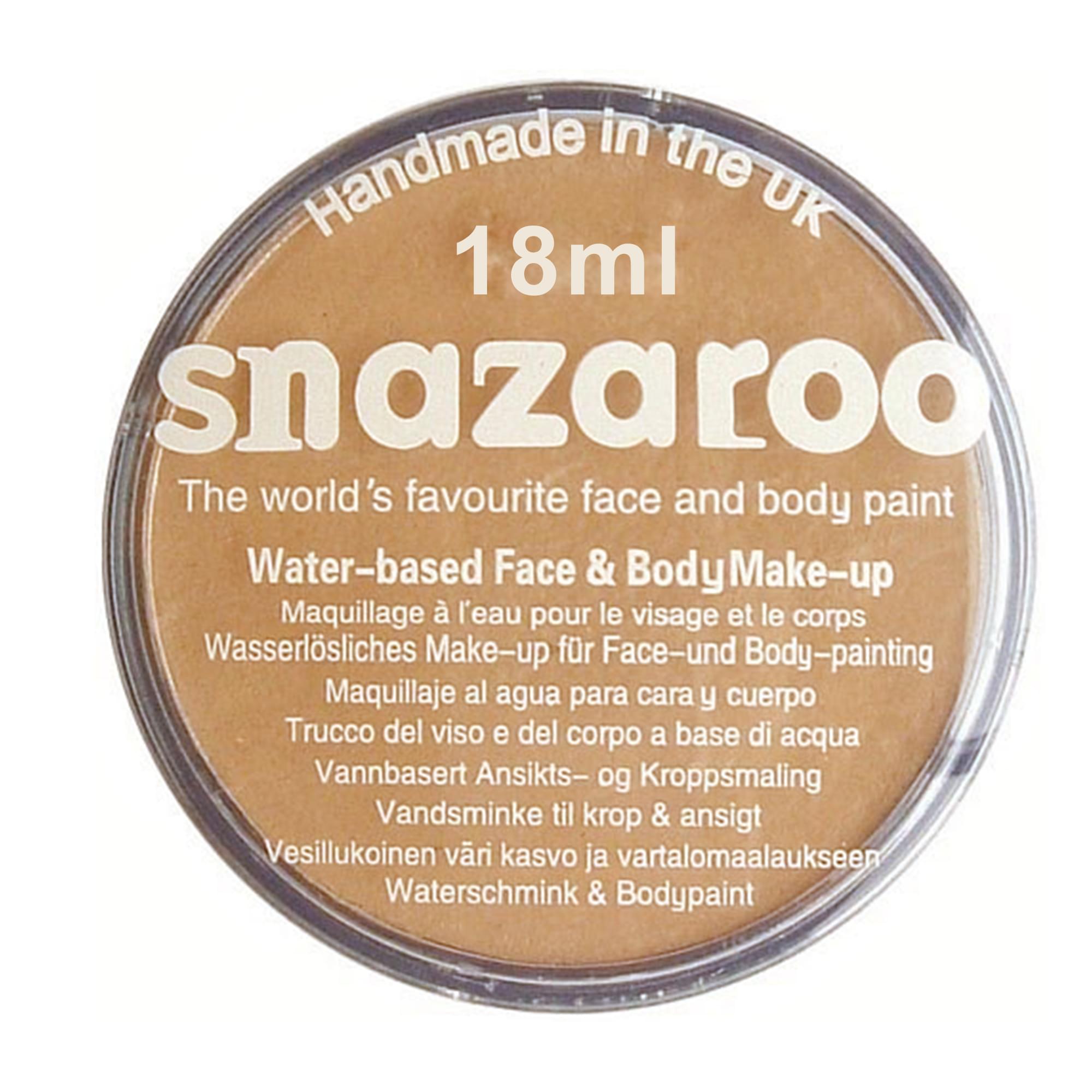 Snazaroo Face Paint - 18ml Beige - Barely Costume Accessory
