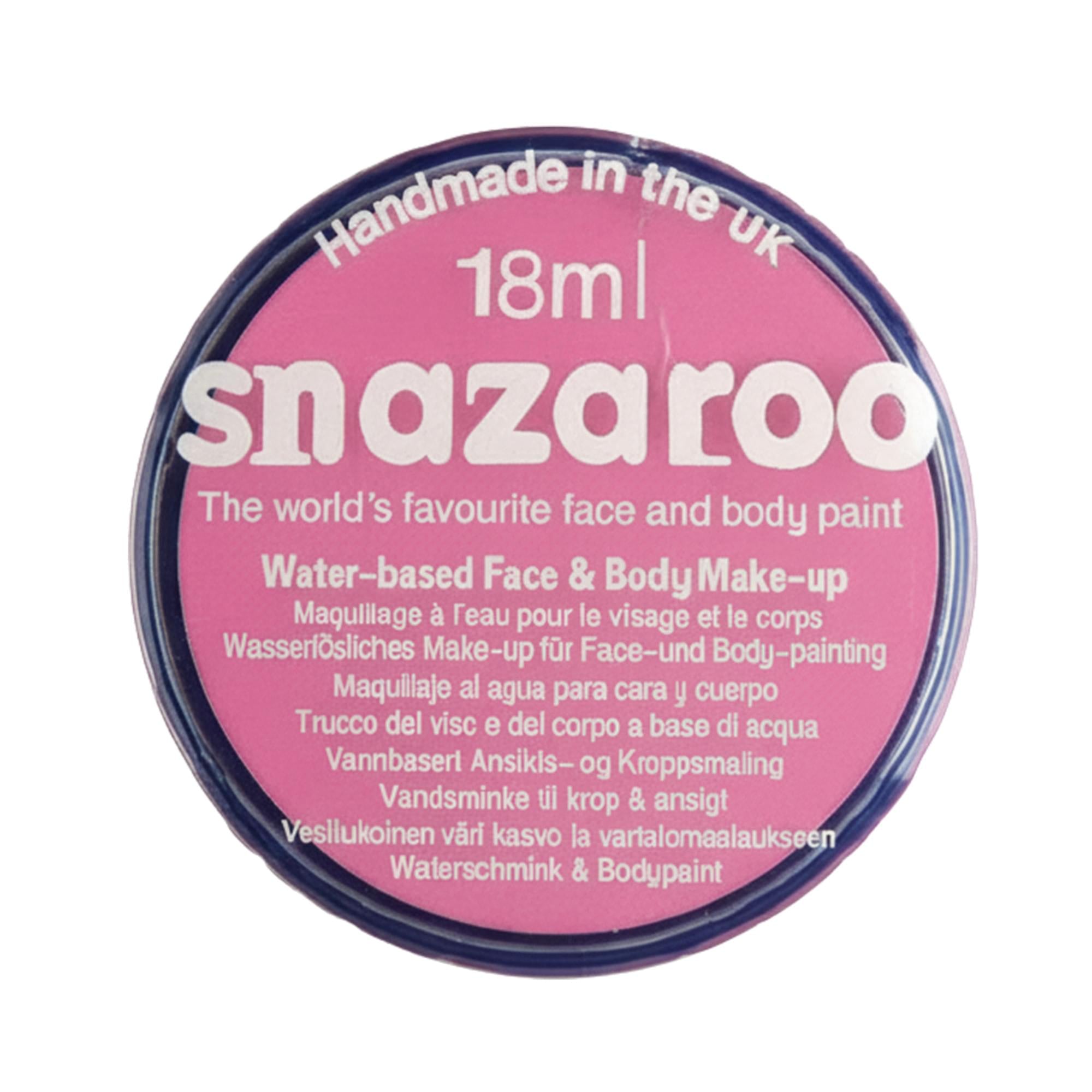 Snazaroo Face Paint - 18ml Pink - Pale Costume Accessory