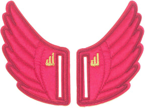 Shwings Shoe Accessories: Fuchsia Wings Slotted