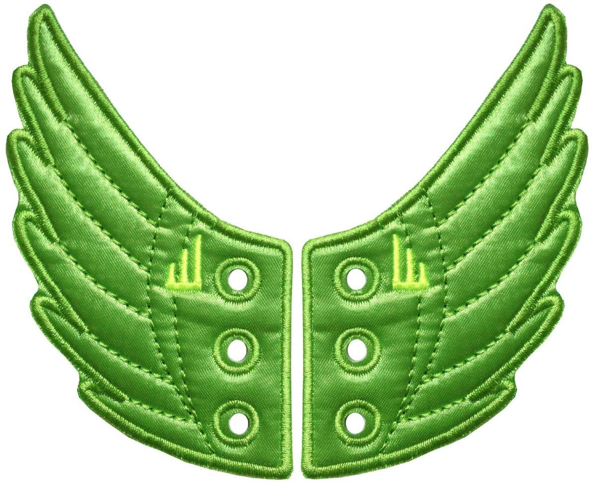 Shwings Shoe Accessories: Apple Green Wings