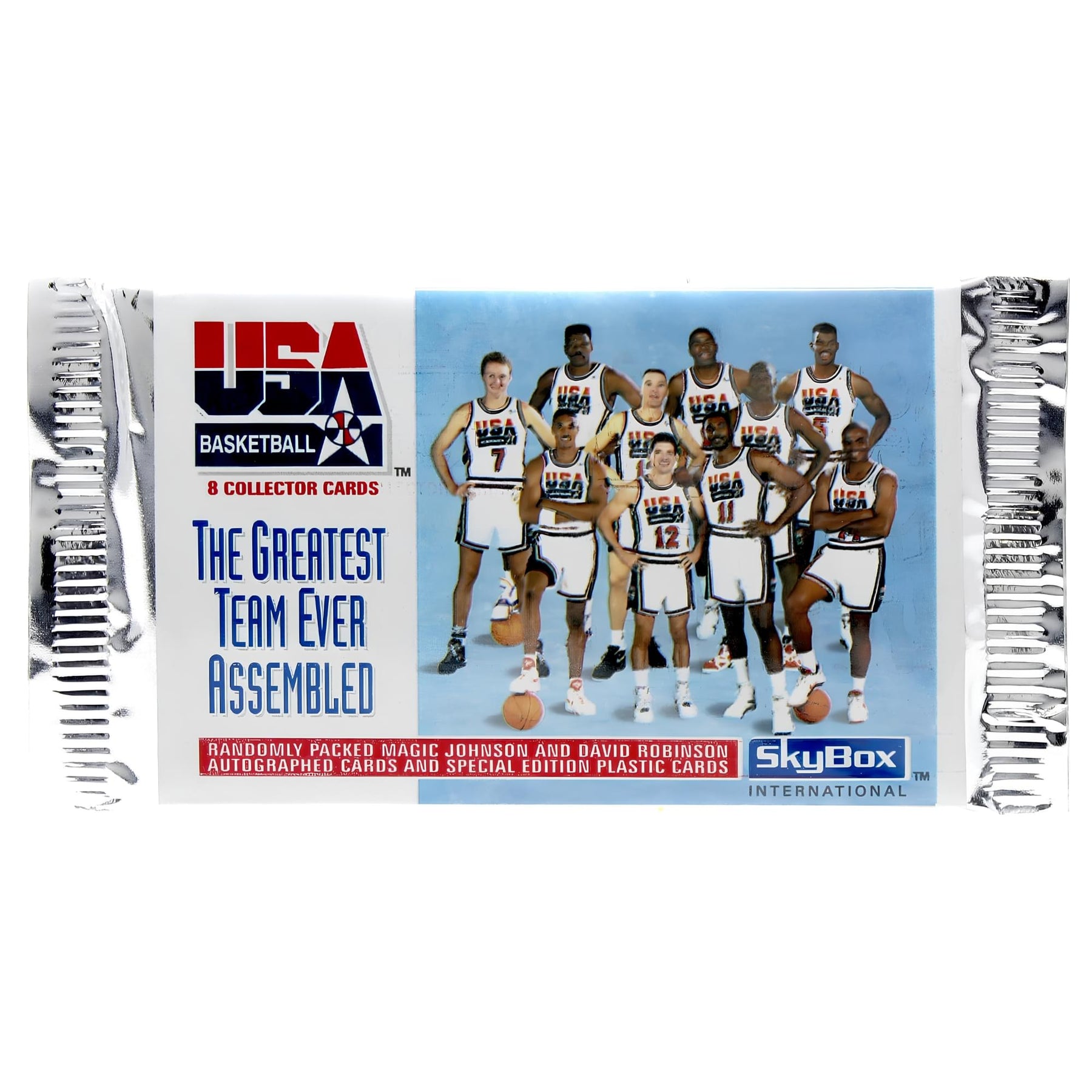 1992 Skybox USA Basketball 8 Collector Card Pack