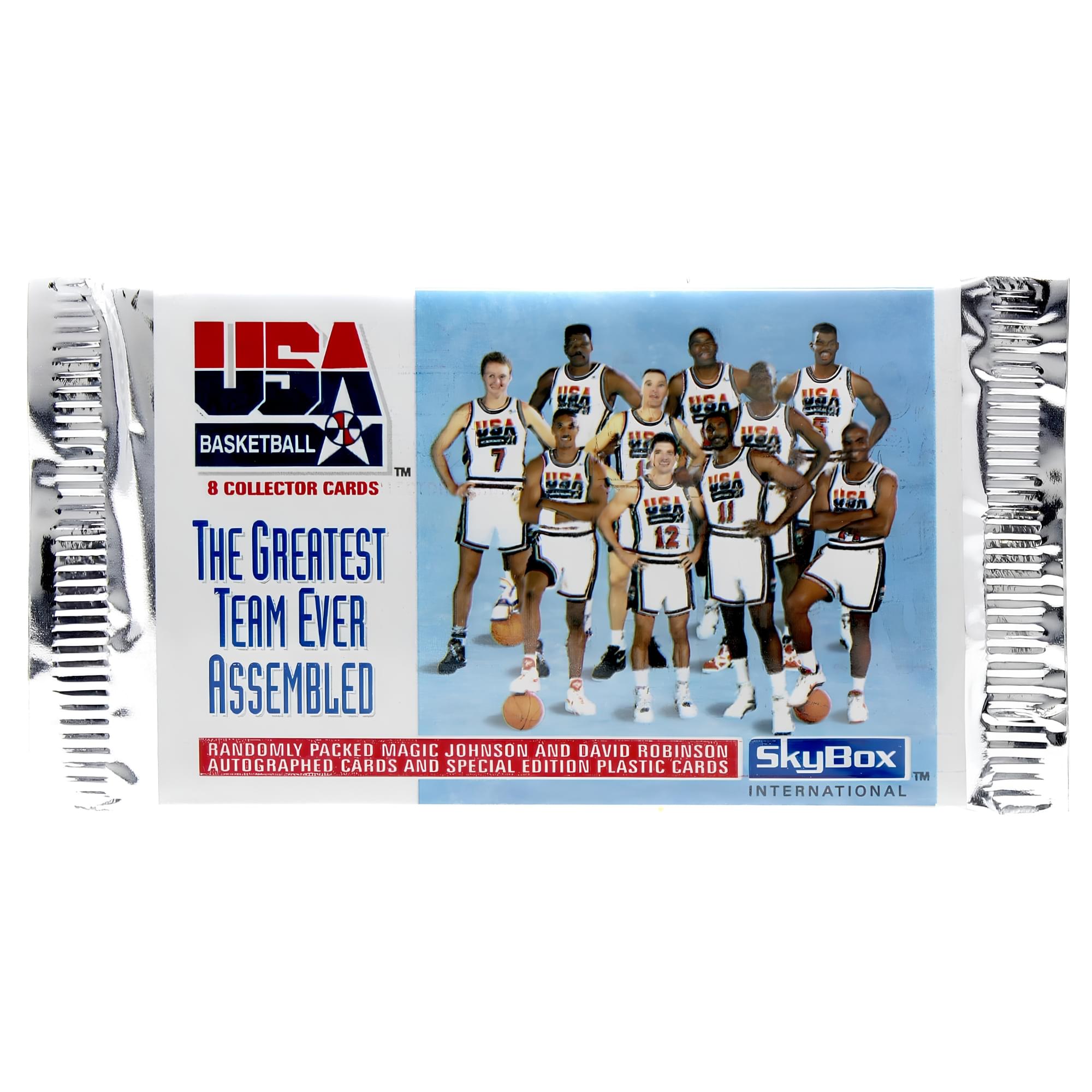 1992 Skybox USA Basketball 8 Collector Card Pack